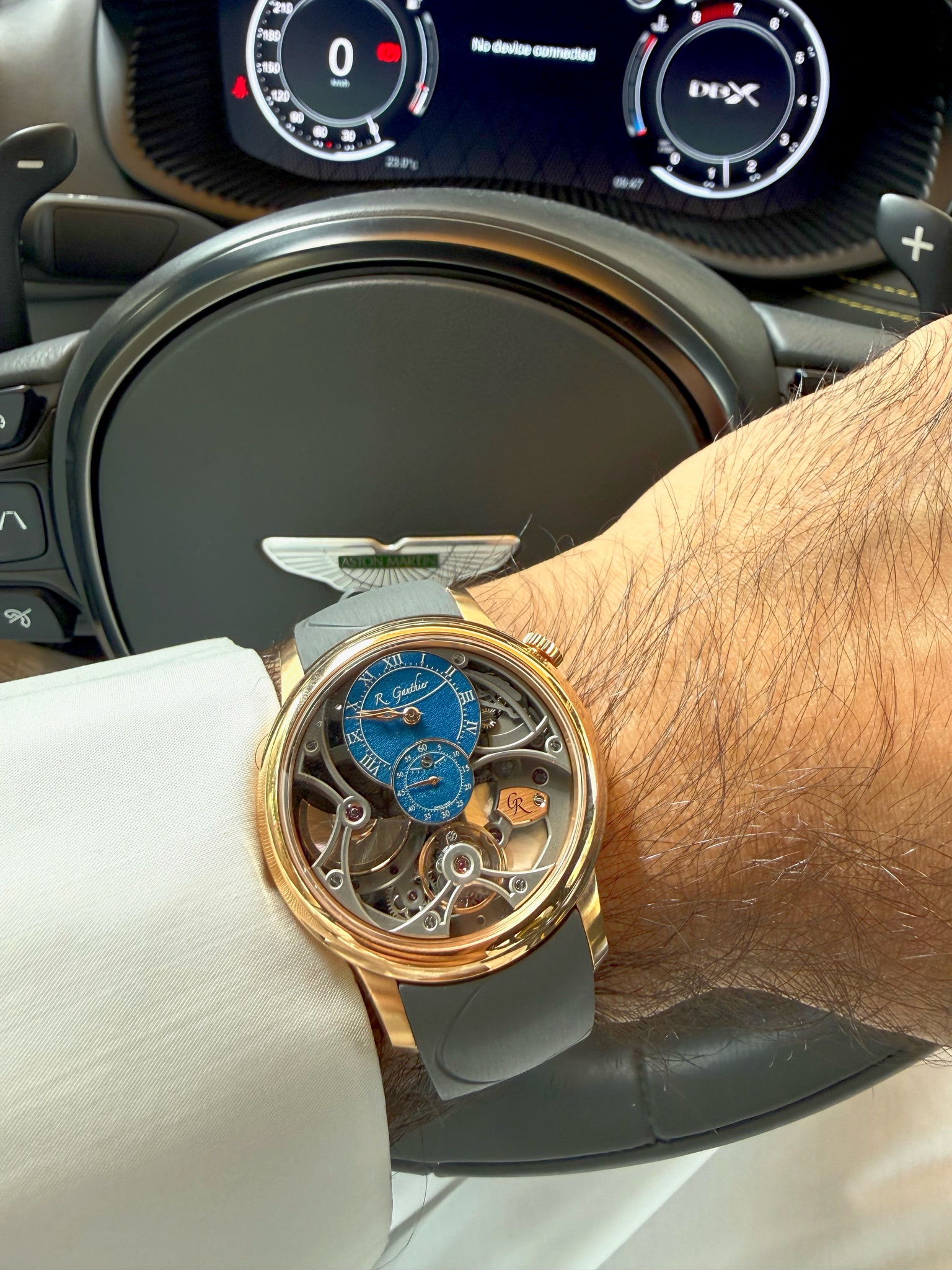 Watch by AHCI and independent haute horlogerie, Prestige, Insight Micro-Rotor, Romain Gauthier