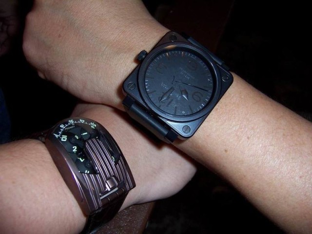 A table shot with other watches during a GTG......