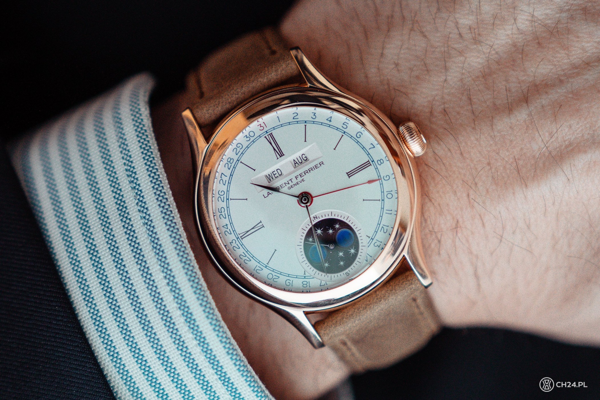 Watch by AHCI and independent haute horlogerie, Laurent Ferrier