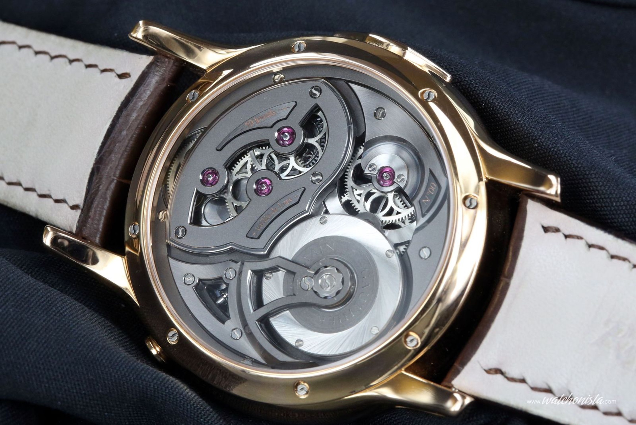 Watch by AHCI and independent haute horlogerie, Romain Gauthier, Logical One, LO1