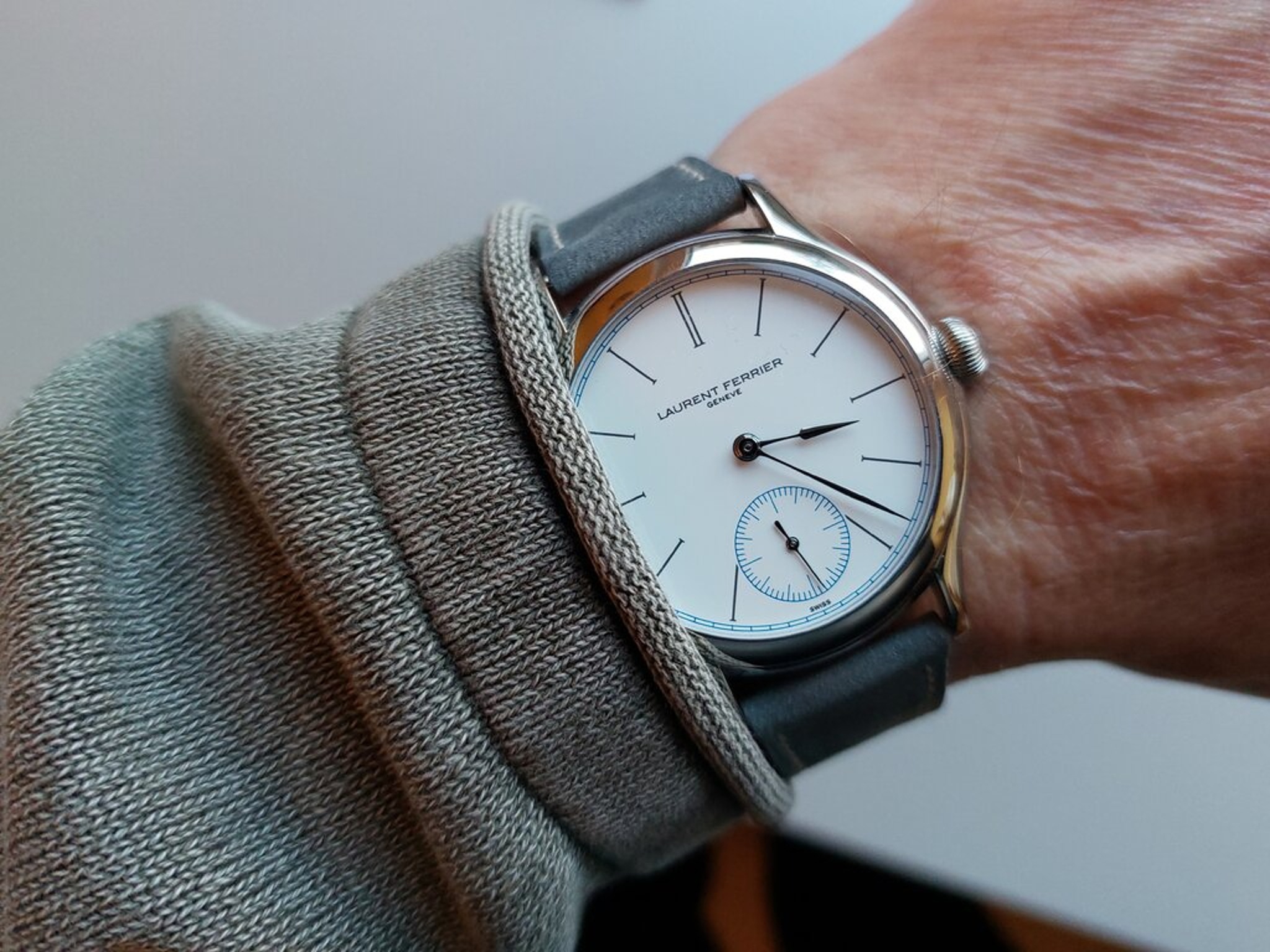 Watch by AHCI and independent haute horlogerie, Laurent Ferrier, Classic Micro Rotor
