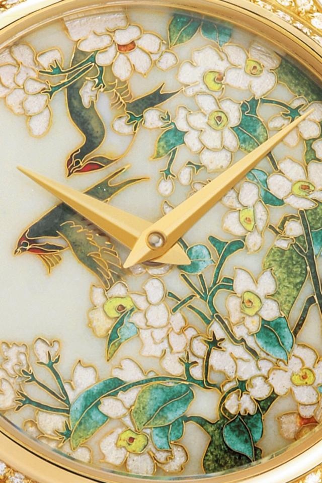 Notice the 0.04mm gold wire - the most intricately done cloisonnÃ© in the world