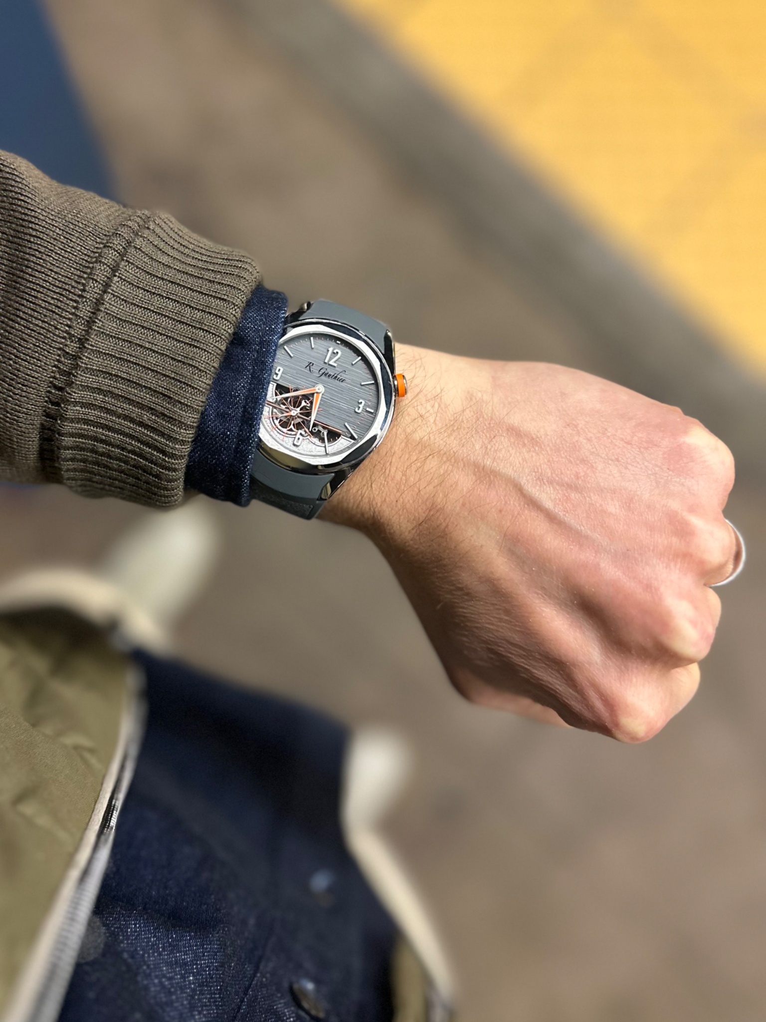 Watch by AHCI and independent haute horlogerie, Romain Gauthier, Titanium Edition Six, C6