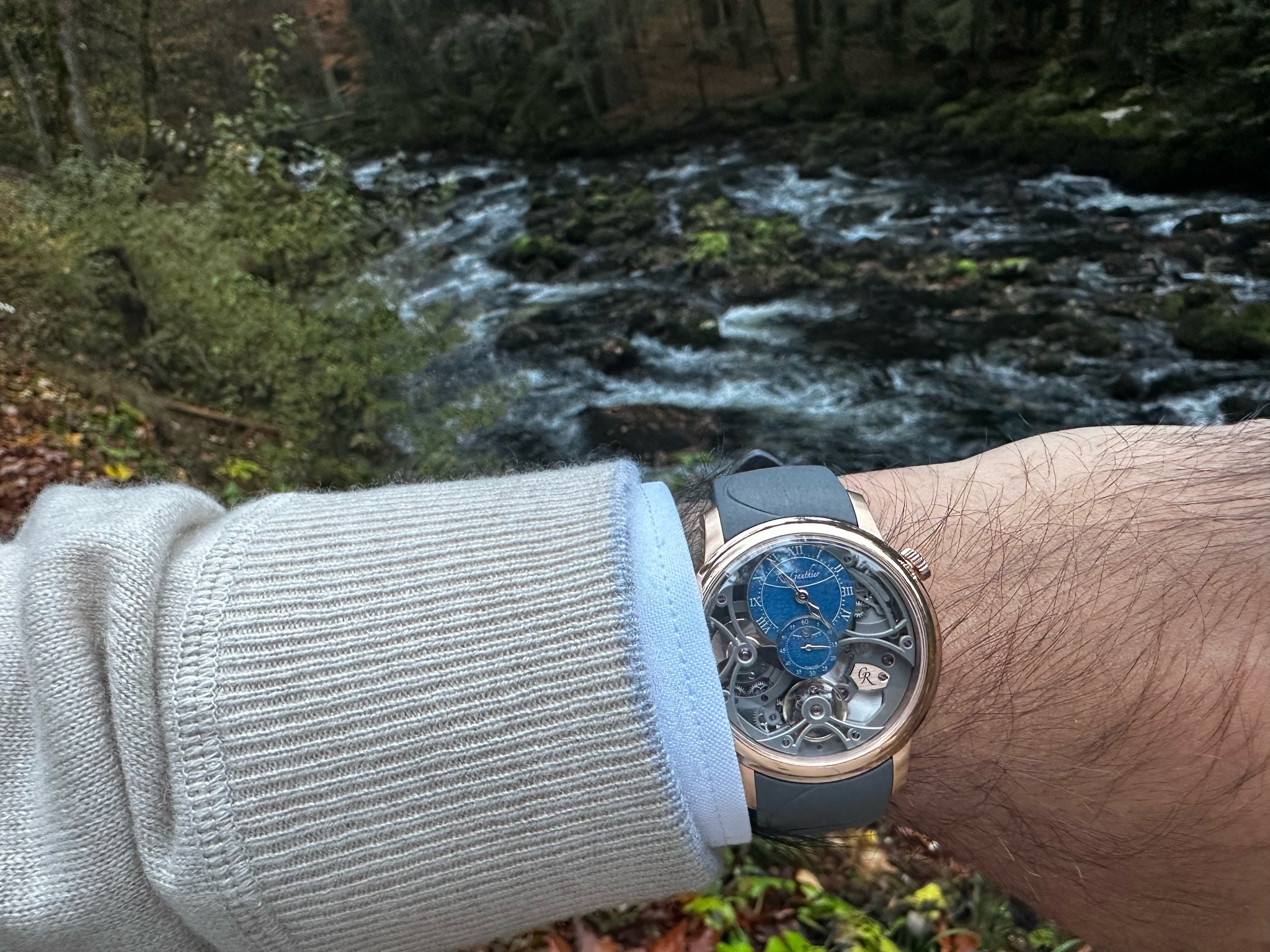 Watch by AHCI and independent haute horlogerie, Romain Gauthier