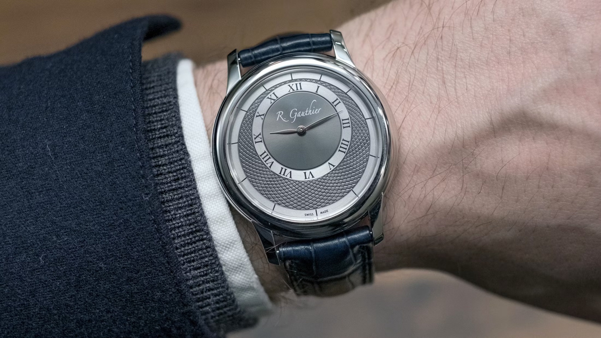 Watch by AHCI and independent haute horlogerie, Romain Gauthier