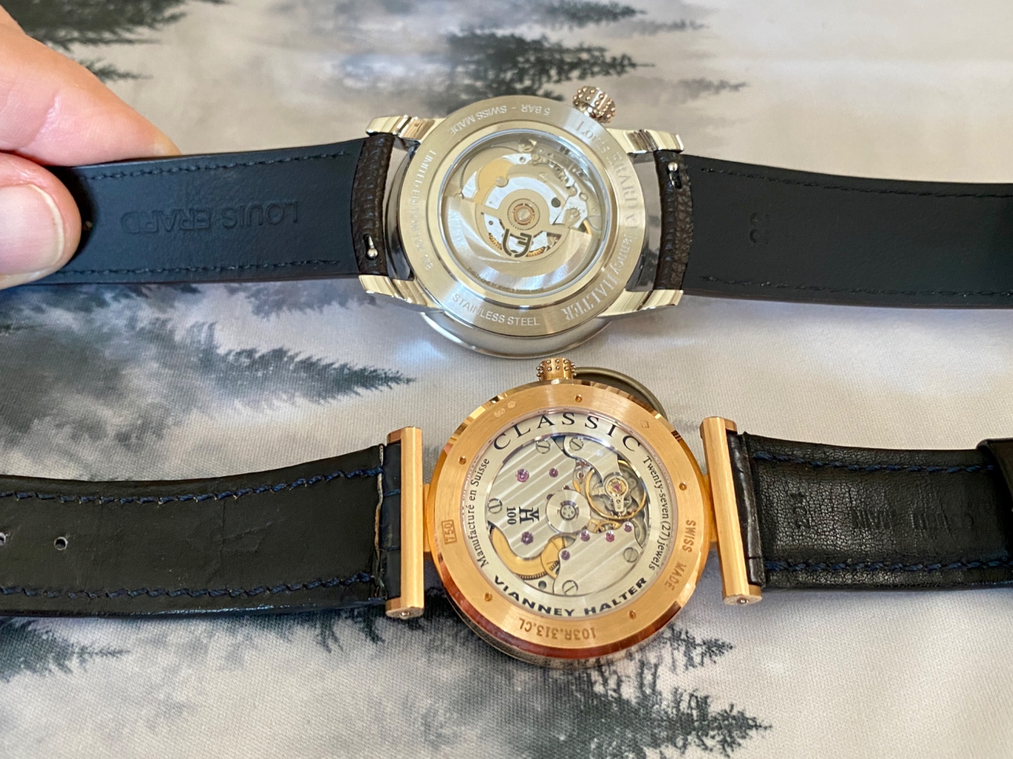 Watch by AHCI and independent haute horlogerie, Vianney Halter, Louis Erard, Le Régulateur