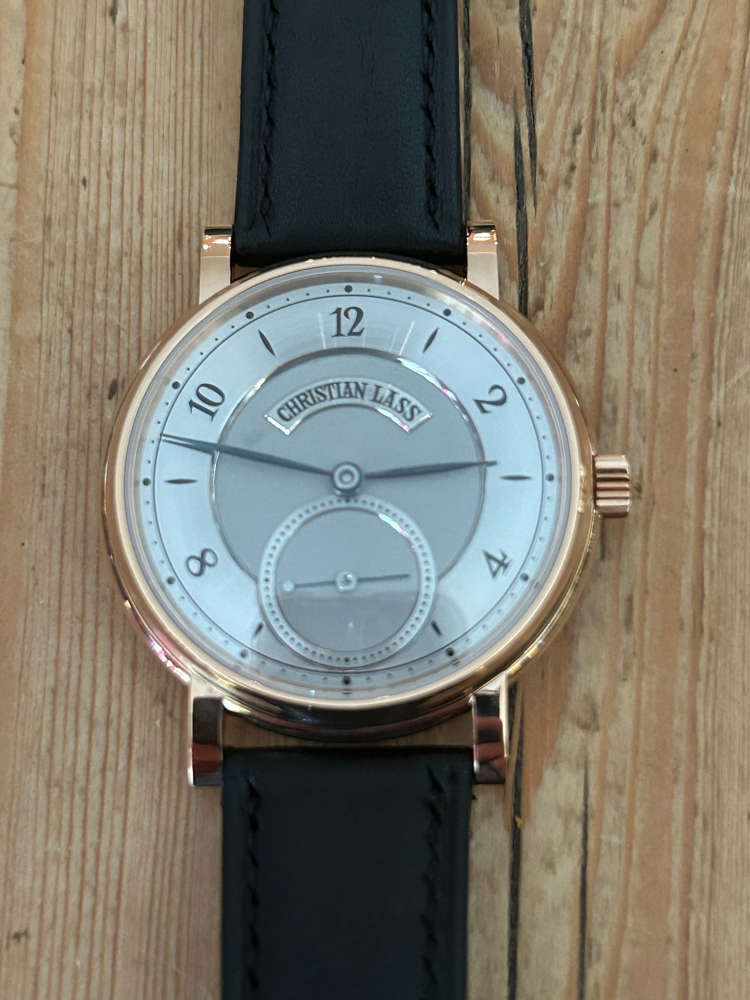 Watch by AHCI and independent haute horlogerie, Christian Lass