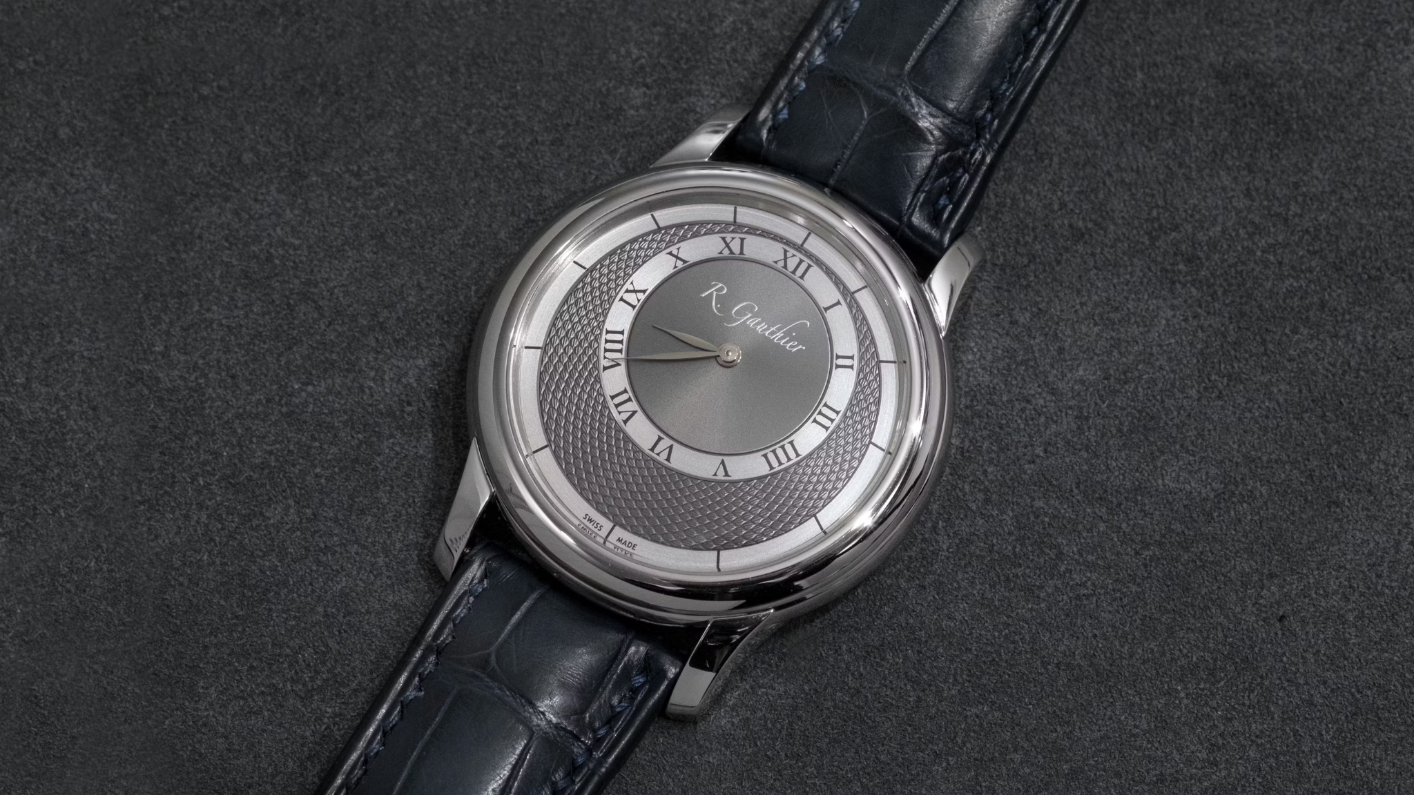 Watch by AHCI and independent haute horlogerie, Romain Gauthier