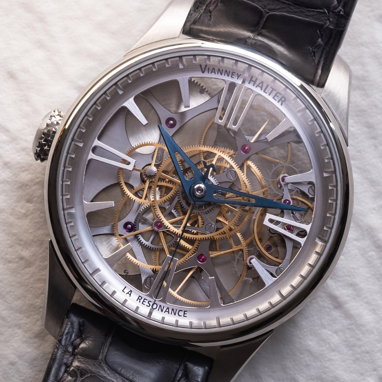 Watch by AHCI and independent haute horlogerie, Vianney Halter, La Resonance