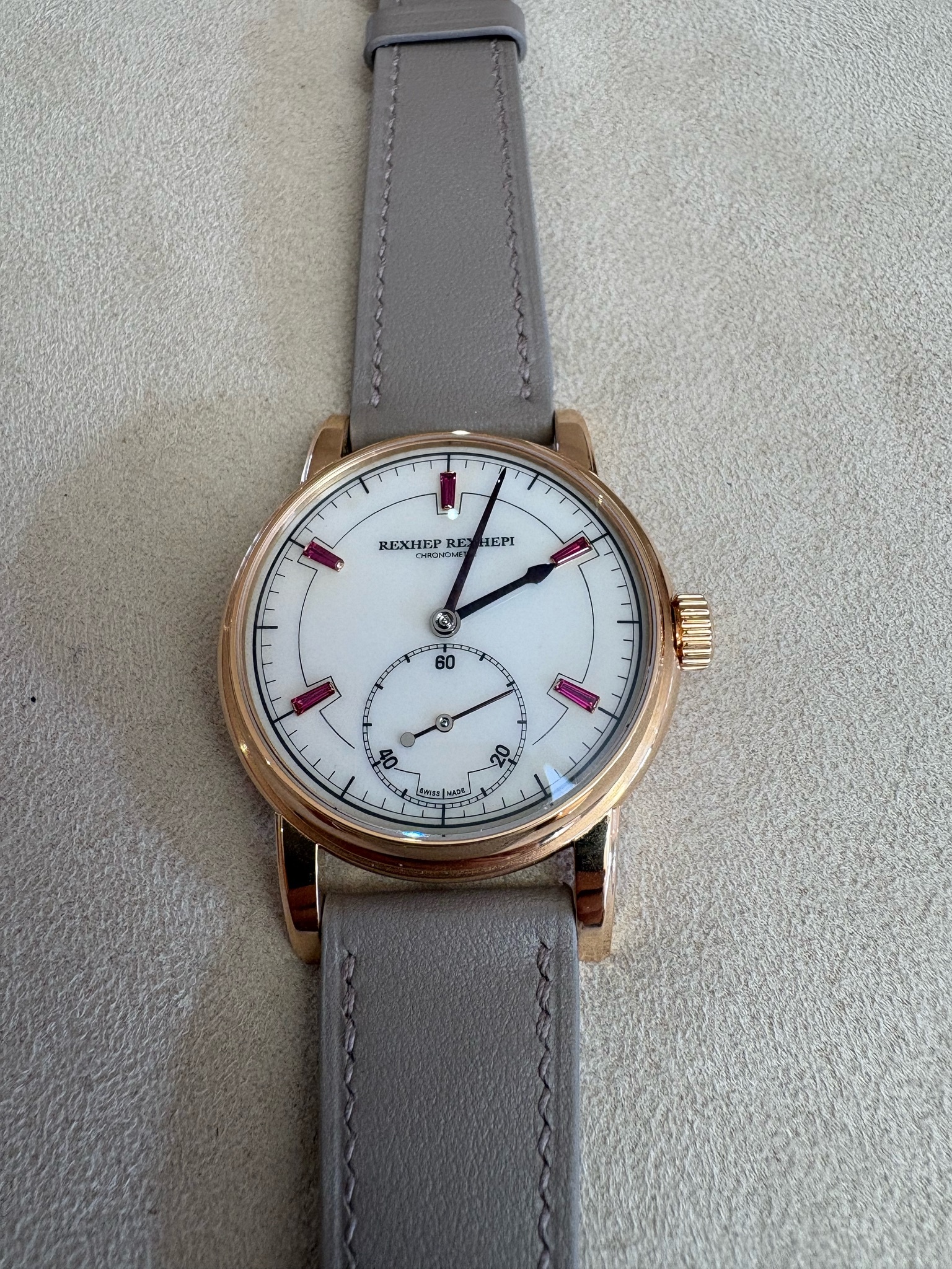 Watch by AHCI and independent haute horlogerie, Akrivia, Rexhep Rexhepi, Chronomètre Contemporain