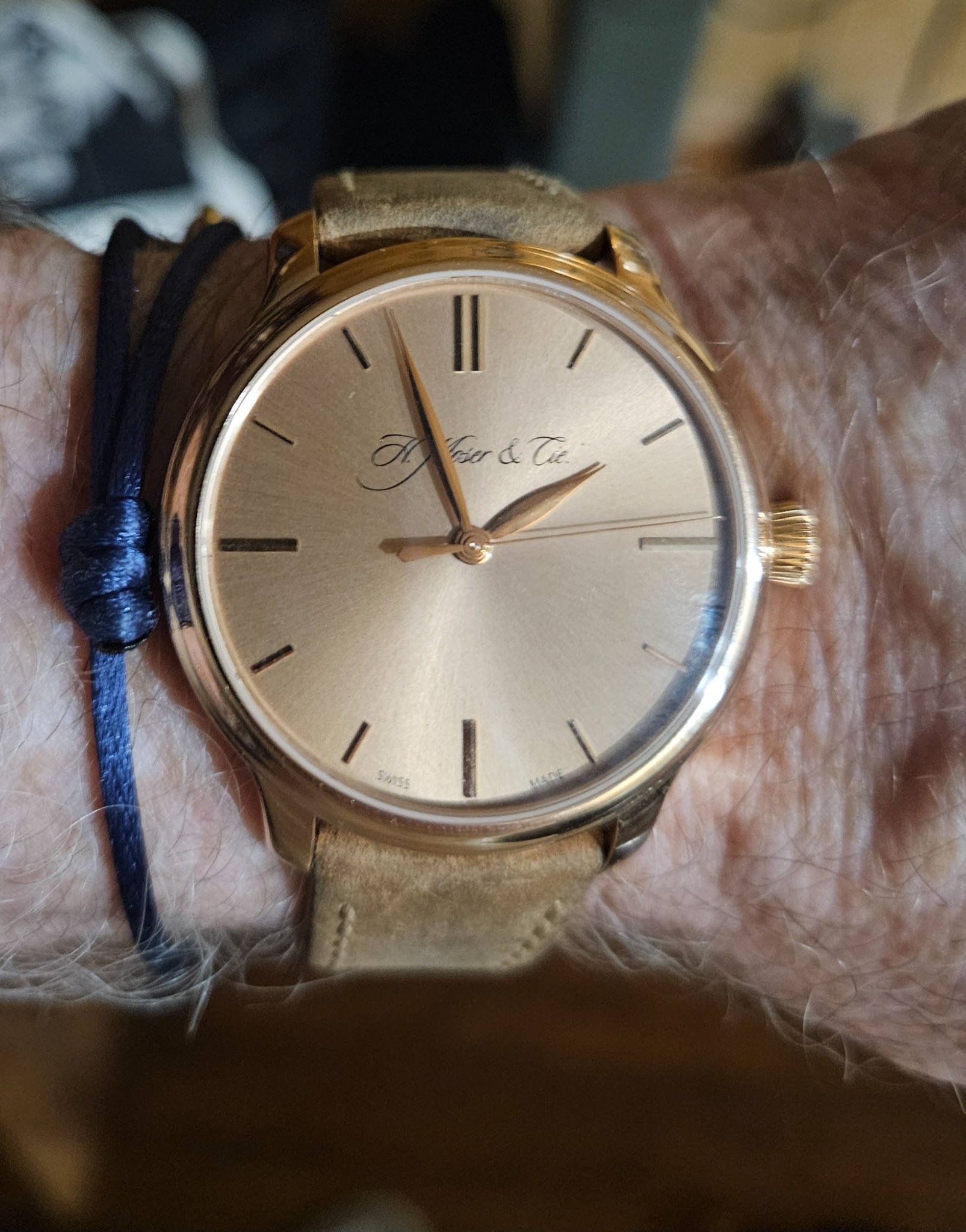 Watch by AHCI and independent haute horlogerie, Moser