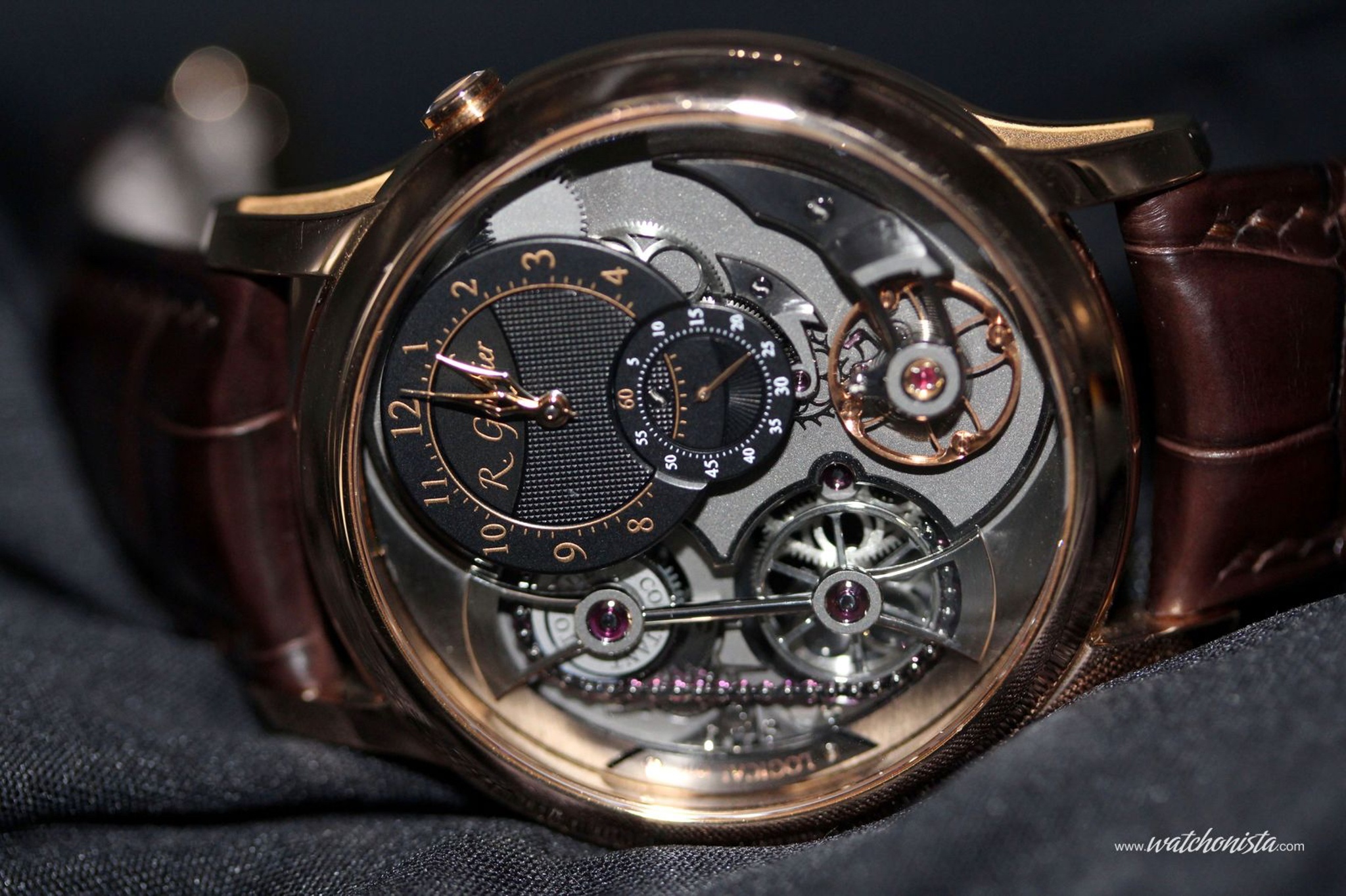 Watch by AHCI and independent haute horlogerie, Romain Gauthier, Logical One, LO1