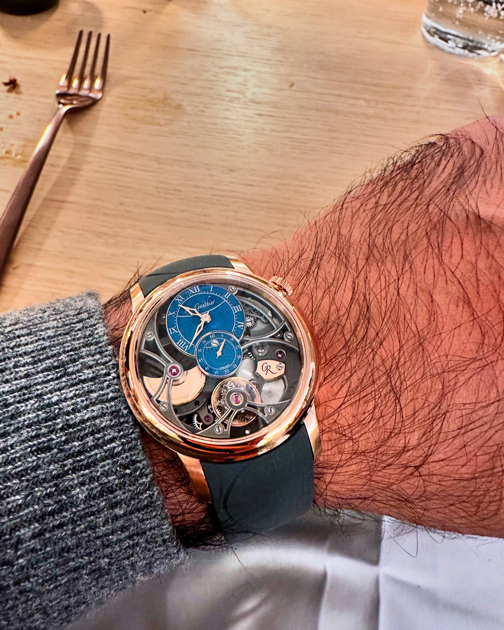 Watch by AHCI and independent haute horlogerie, Romain Gauthier, Prestige, Insight Micro-Rotor