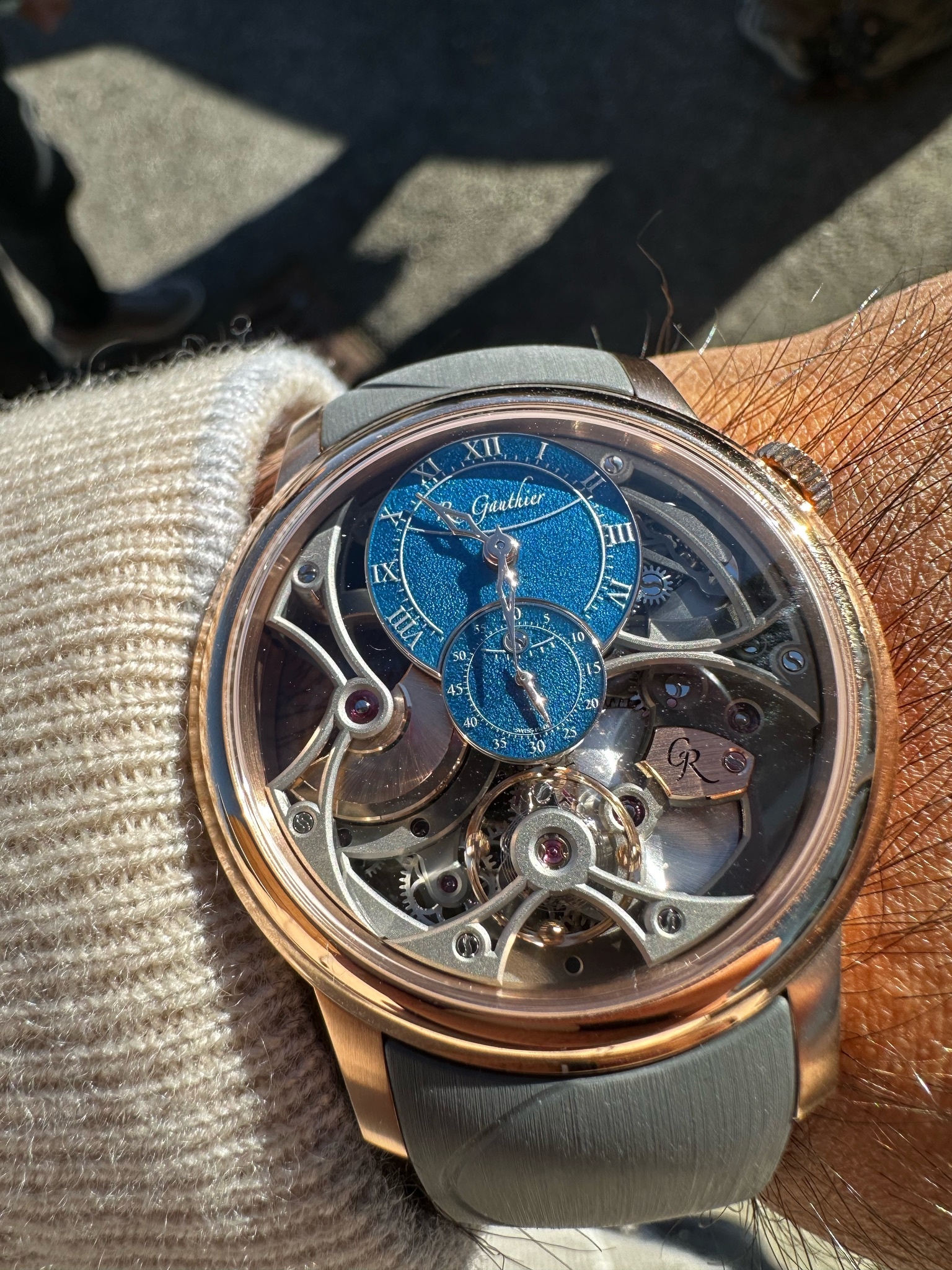 Watch by AHCI and independent haute horlogerie, Romain Gauthier, Prestige, Insight Micro-Rotor