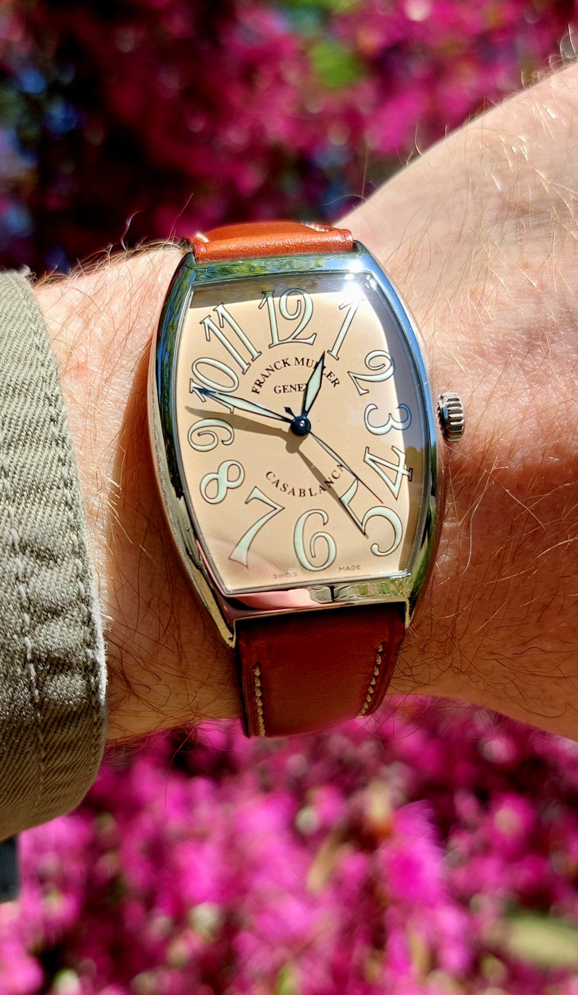 Watch by AHCI and independent haute horlogerie, Cintrée Curvex, Franck Muller