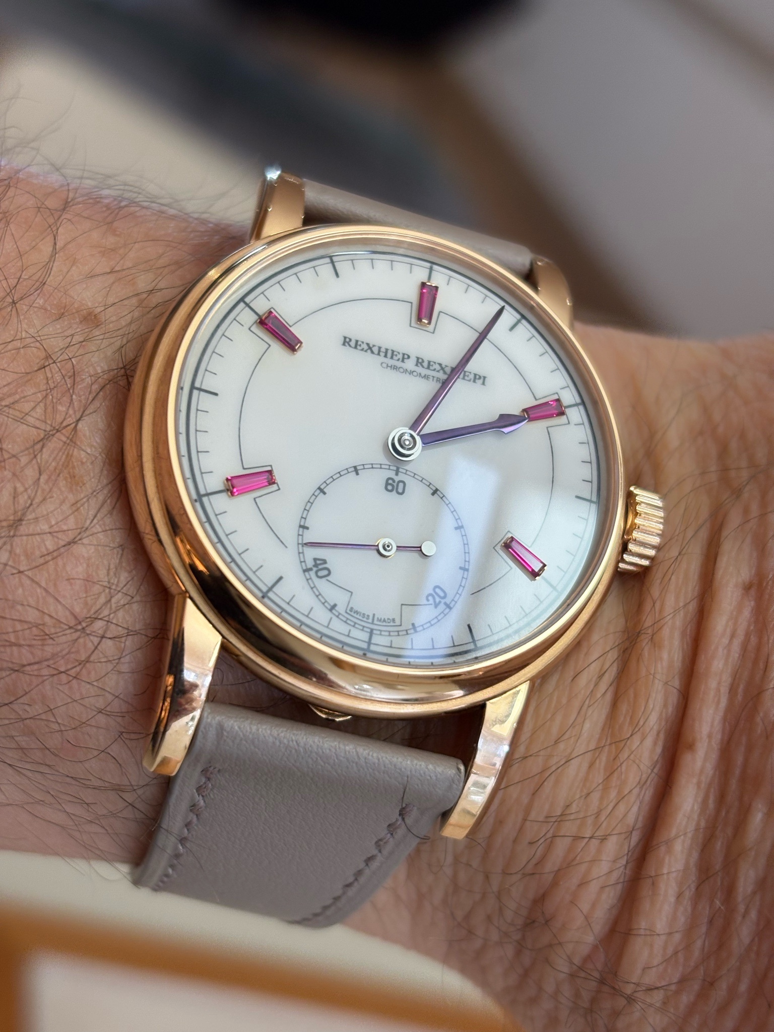 Watch by AHCI and independent haute horlogerie, Akrivia, Rexhep Rexhepi, Chronomètre Contemporain