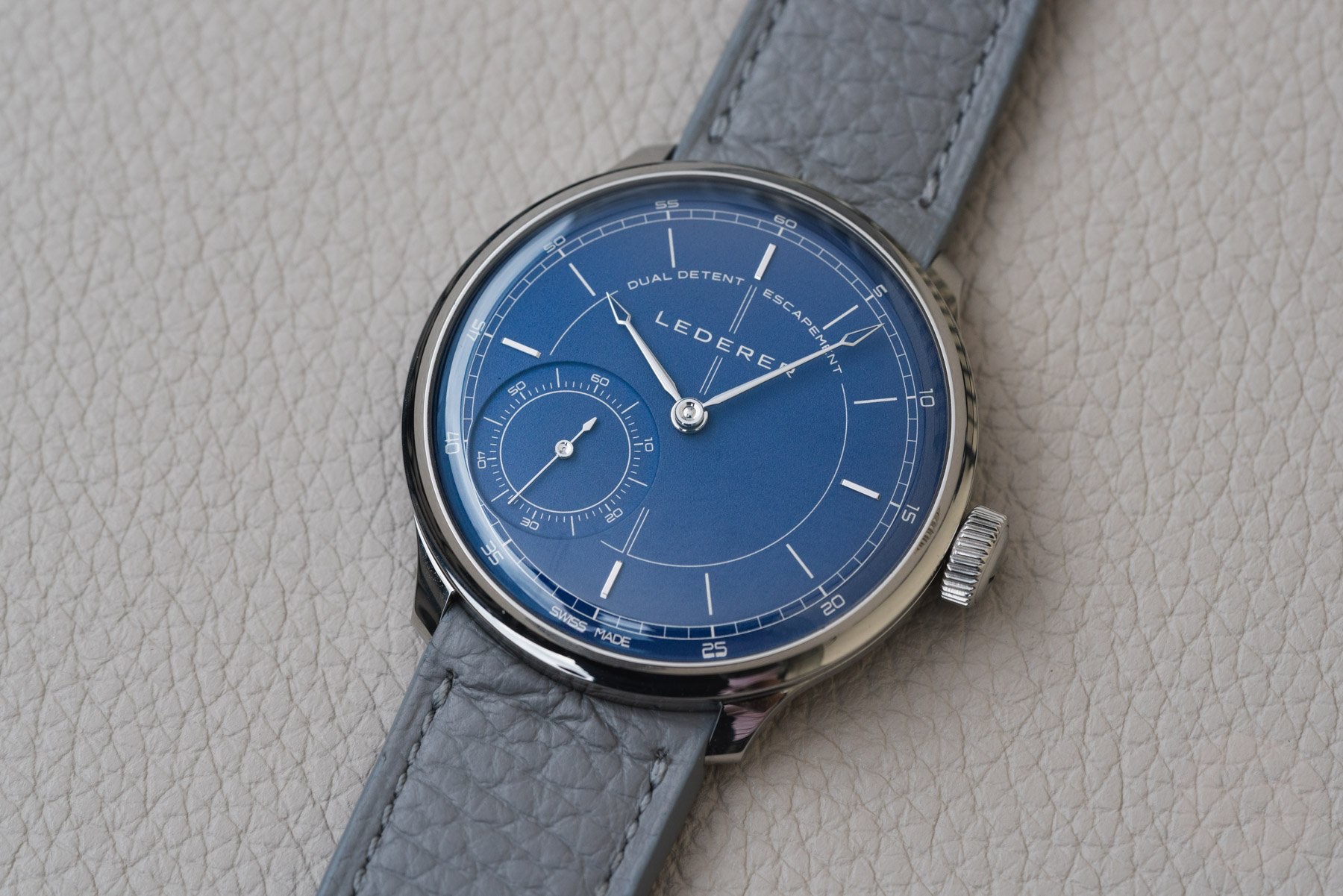 Watch by AHCI and independent haute horlogerie, Bernhard Lederer