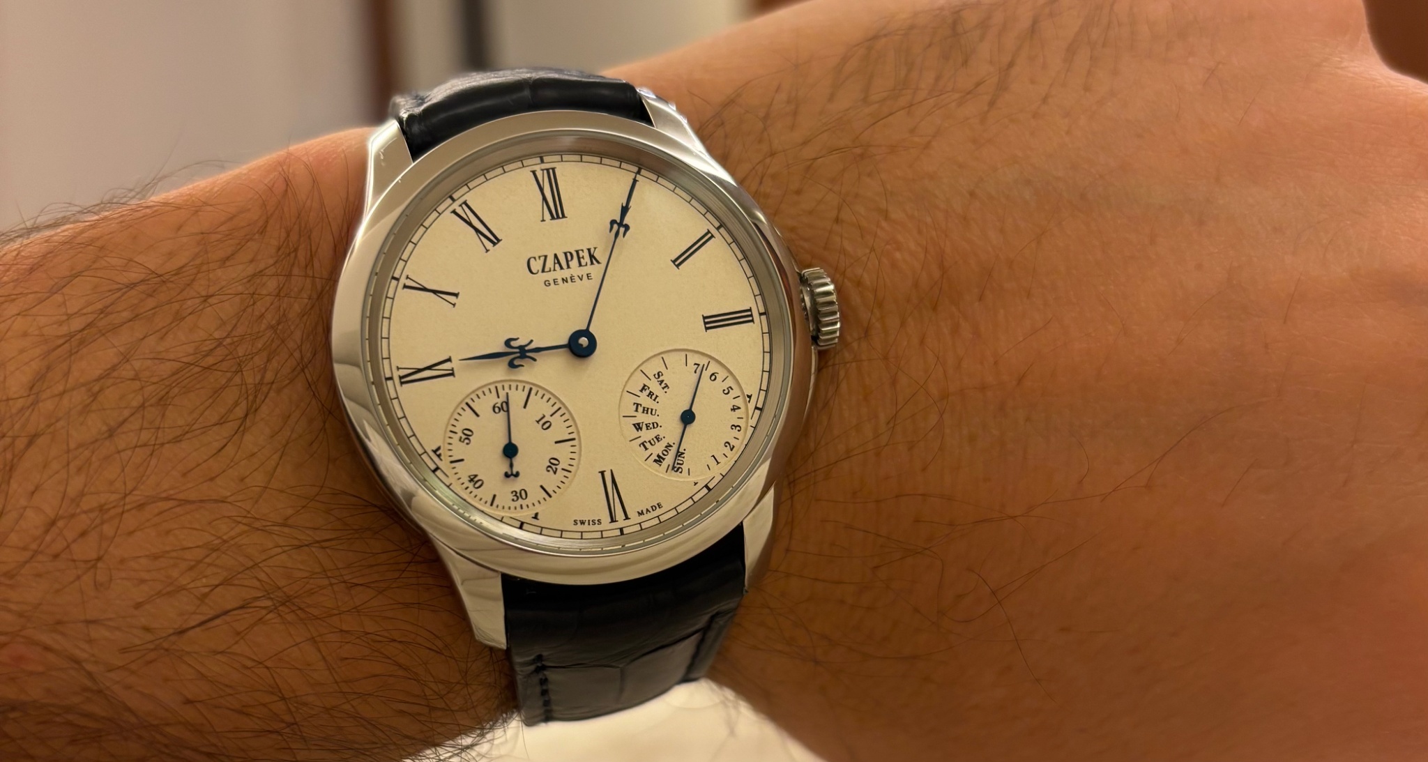 Watch by AHCI and independent haute horlogerie, Czapek, Quai des Bergues