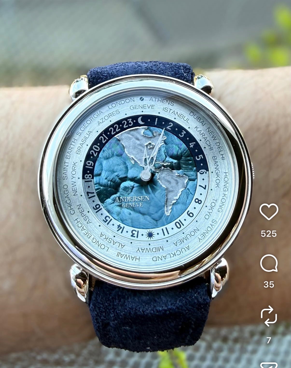 Watch by AHCI and independent haute horlogerie, Svend Andersen, Svend Andersen Worldtime, Worldtime 1884, 1884