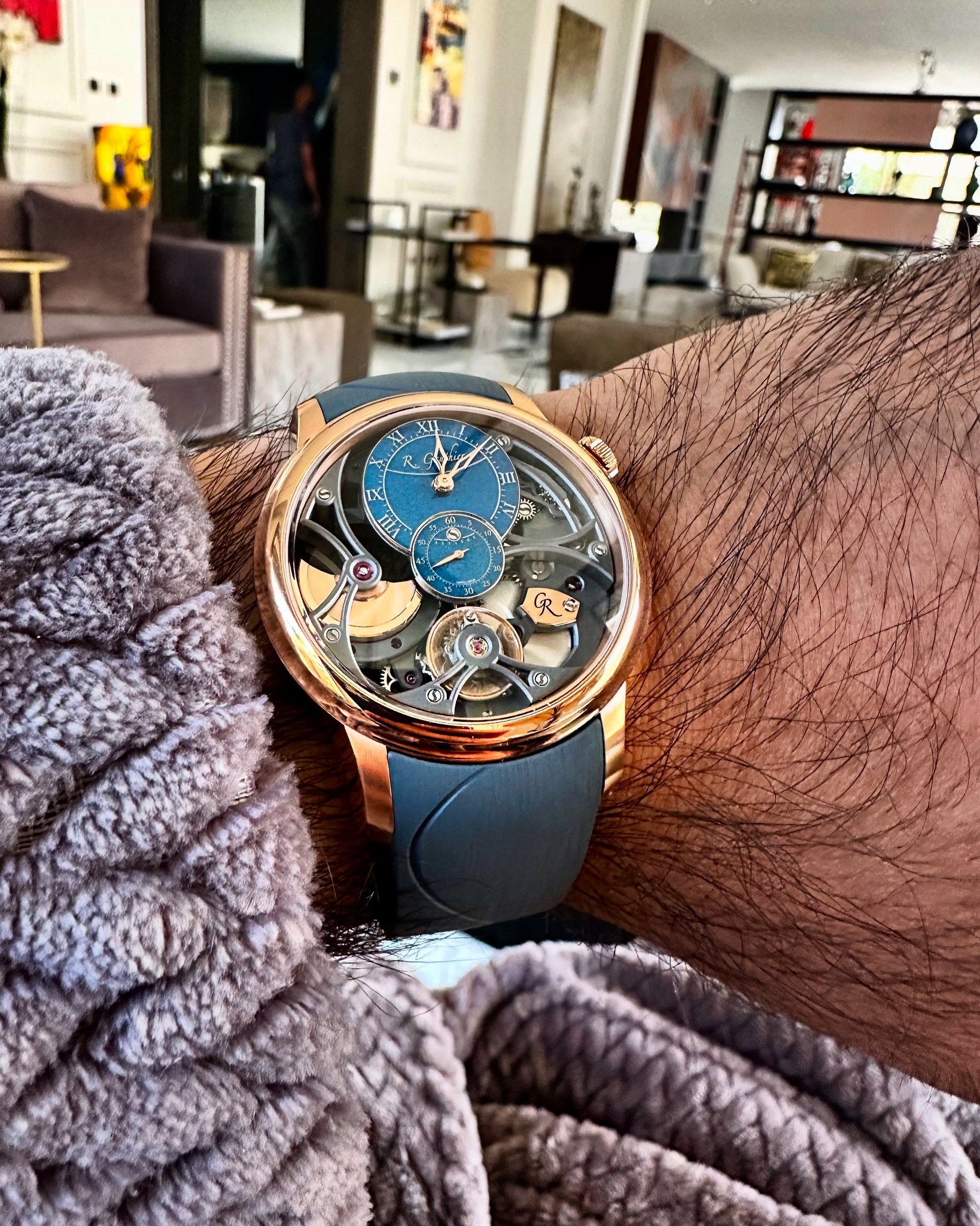 Watch by AHCI and independent haute horlogerie, Romain Gauthier, Prestige, Insight Micro-Rotor