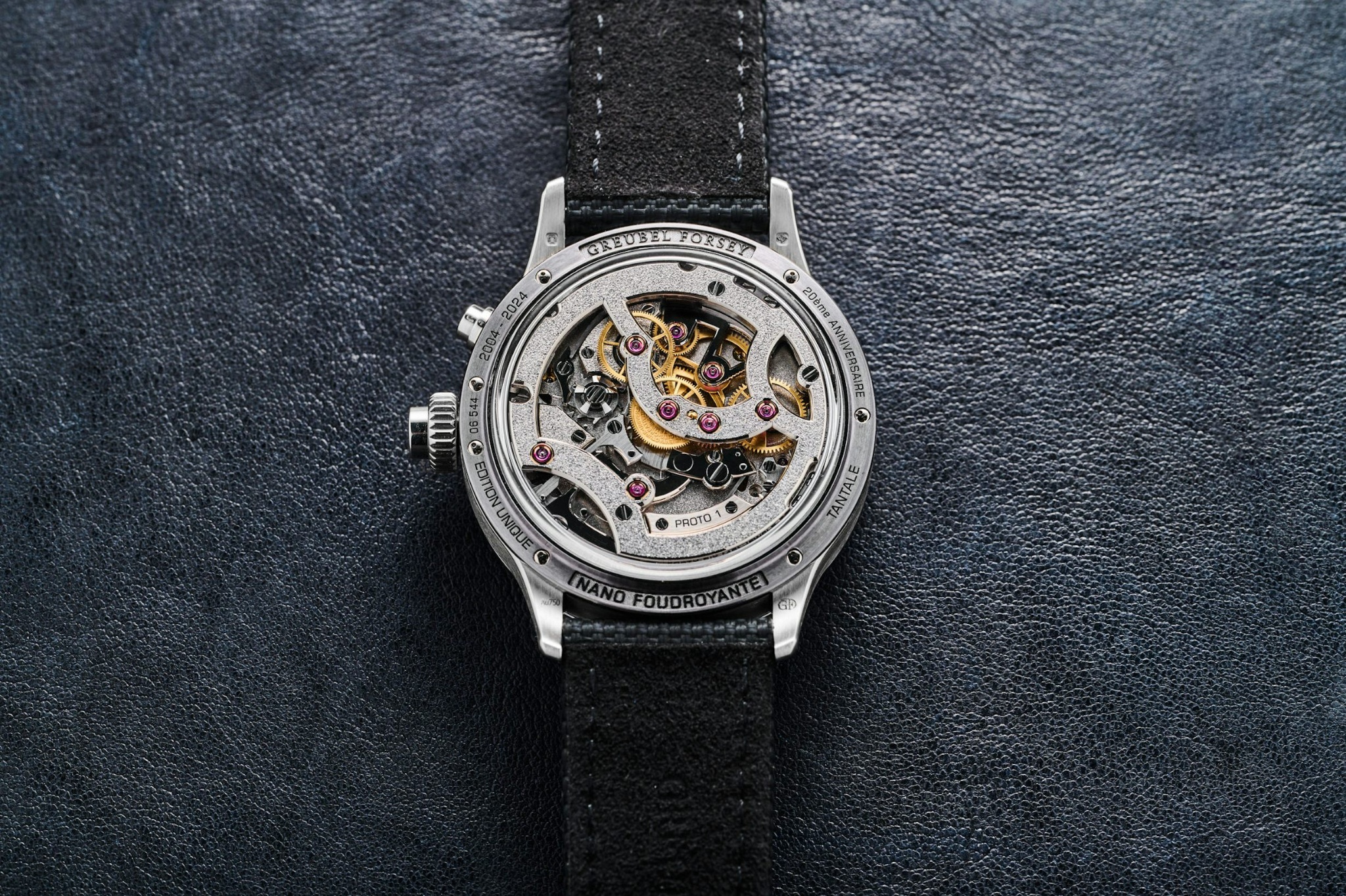 Watch by AHCI and independent haute horlogerie, Greubel Forsey