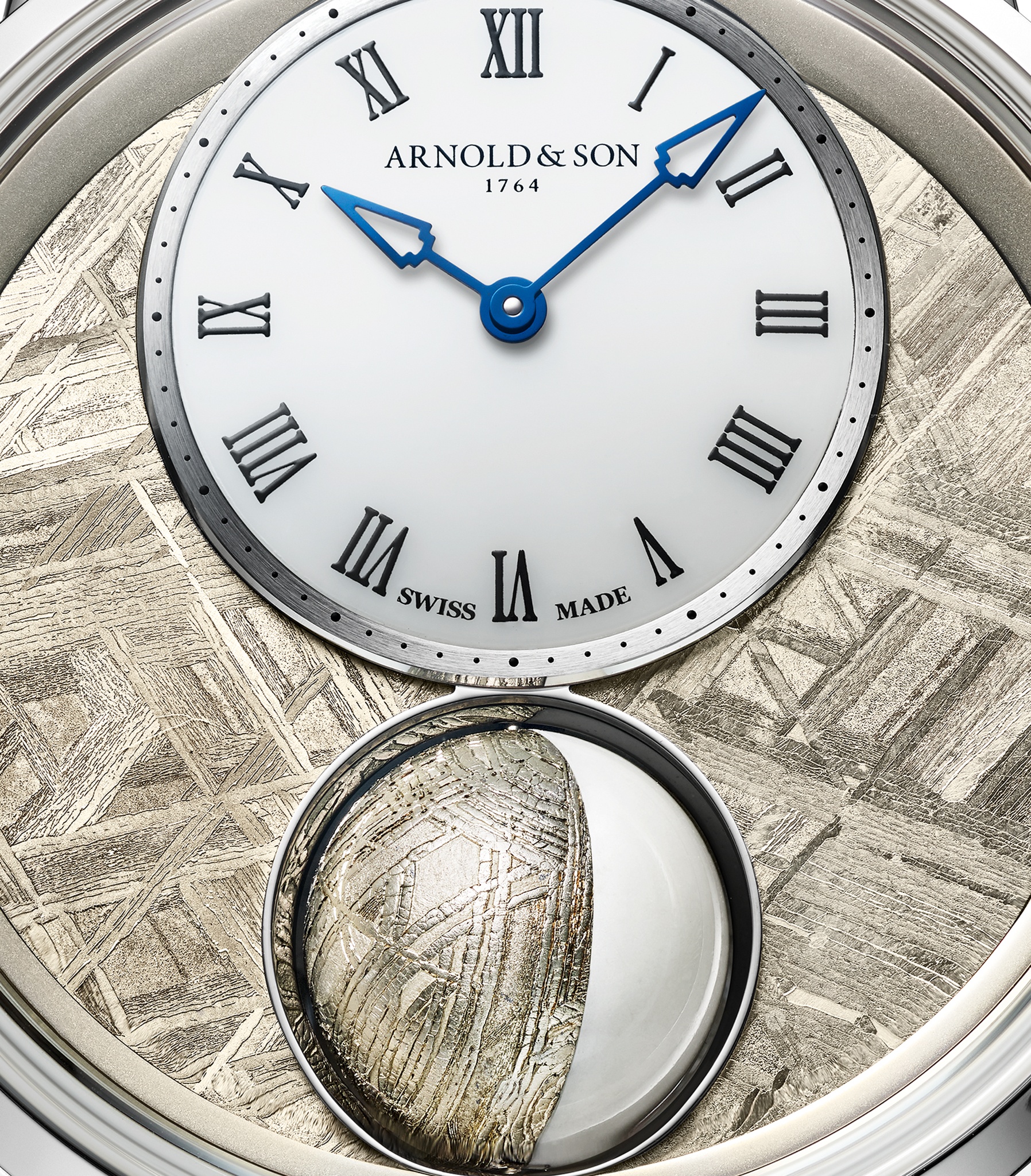 Watch by AHCI and independent haute horlogerie, Arnold & Son, Luna Magna