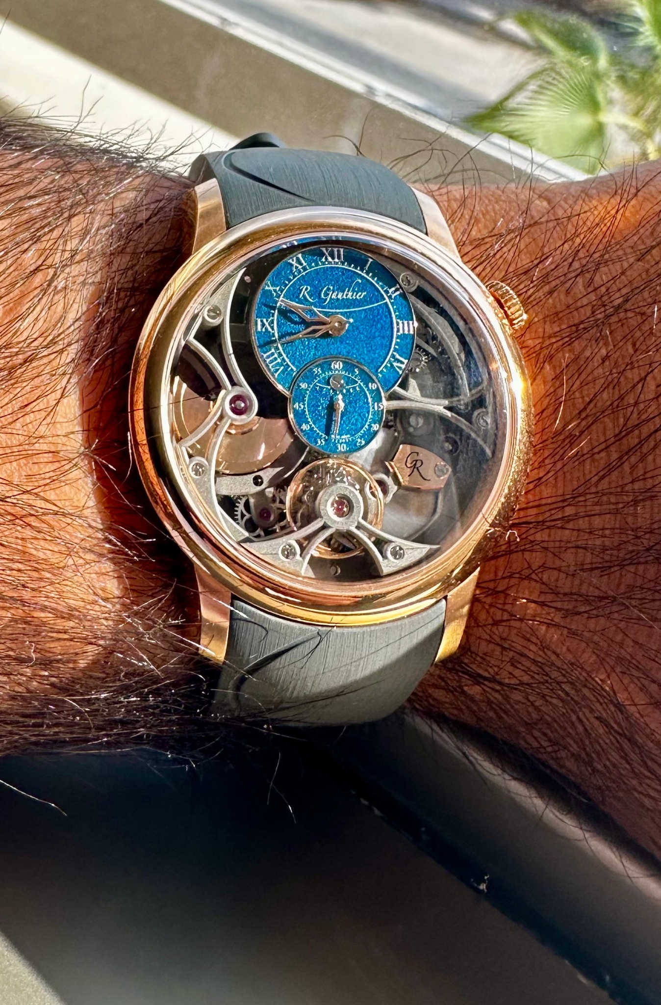 Watch by AHCI and independent haute horlogerie, Romain Gauthier, Prestige, Insight Micro-Rotor