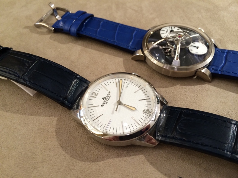 Brief visit to JLC boutique to see the platinum Geophysic <img src=