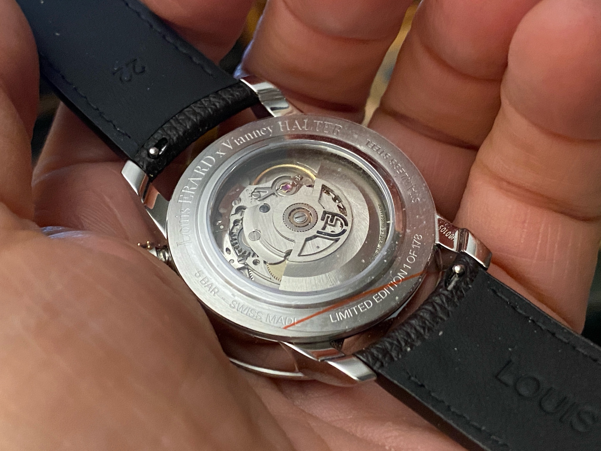 Watch by AHCI and independent haute horlogerie, Louis Erard