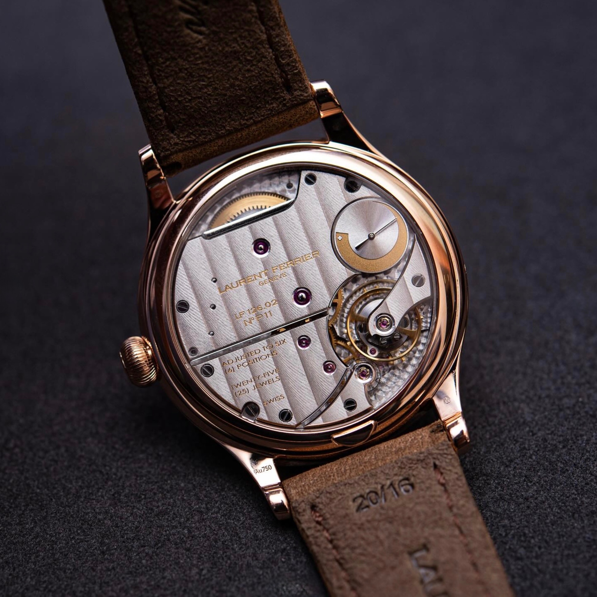 Watch by AHCI and independent haute horlogerie, Laurent Ferrier
