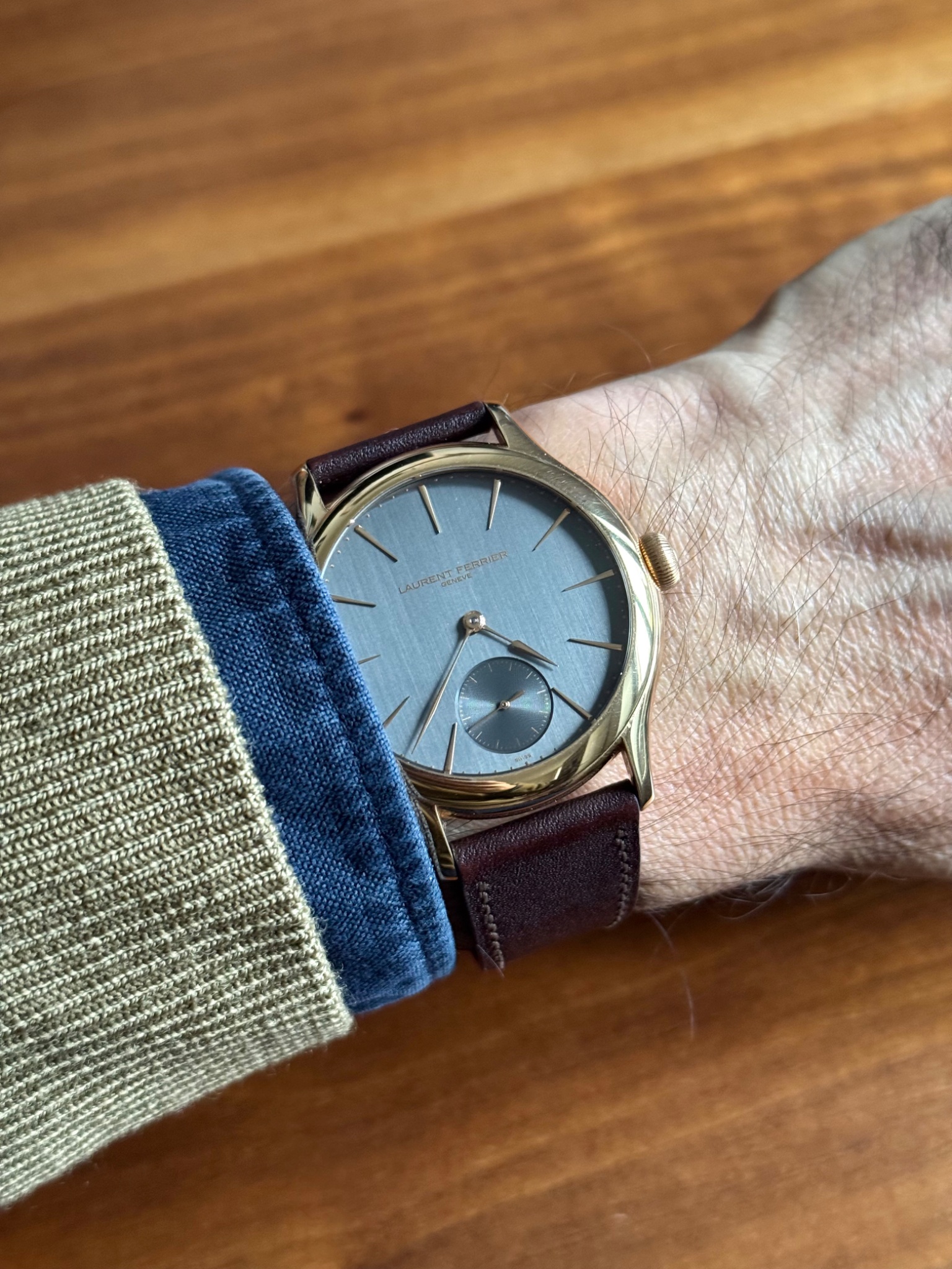 Watch by AHCI and independent haute horlogerie, Laurent Ferrier
