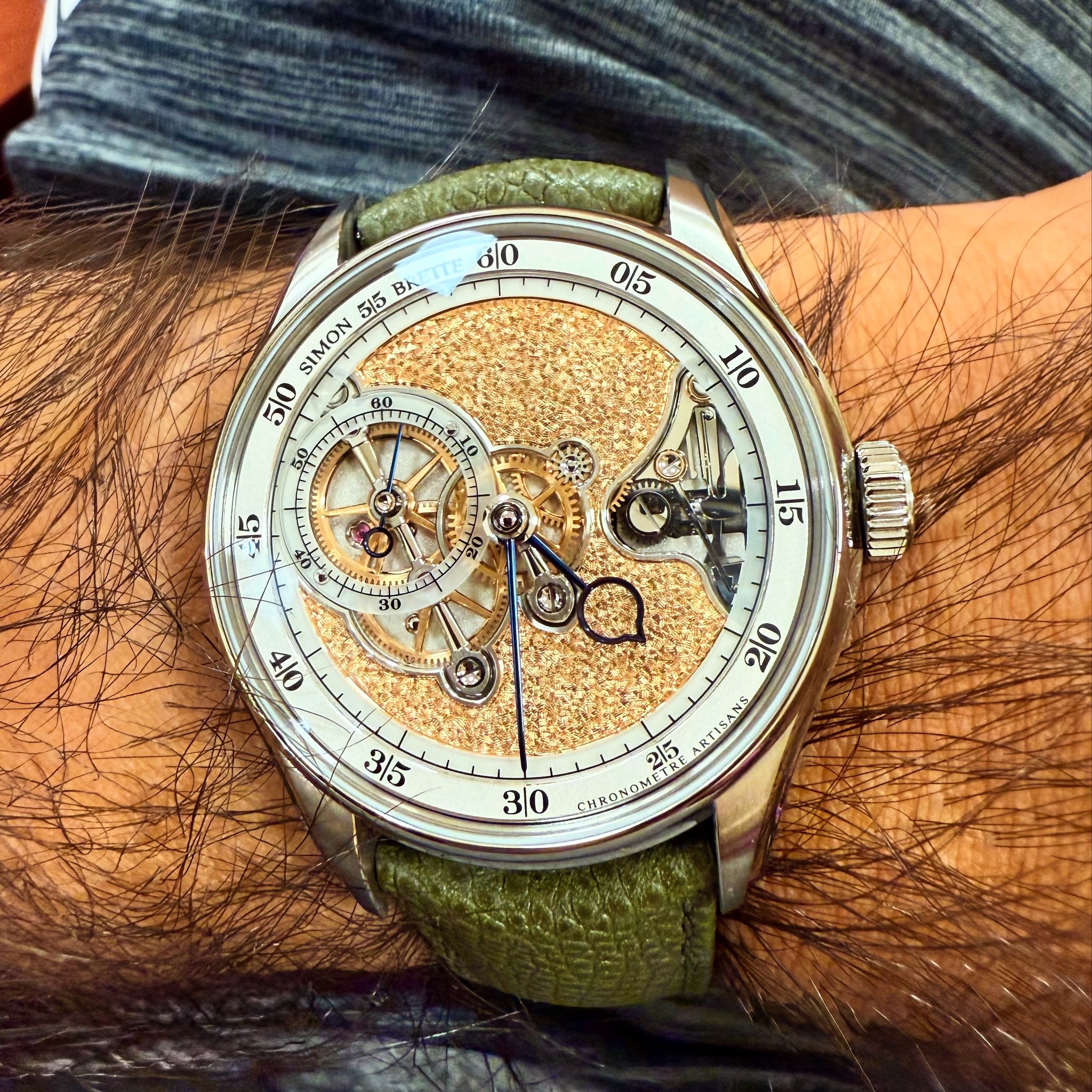 Watch by AHCI and independent haute horlogerie, Simon Brette