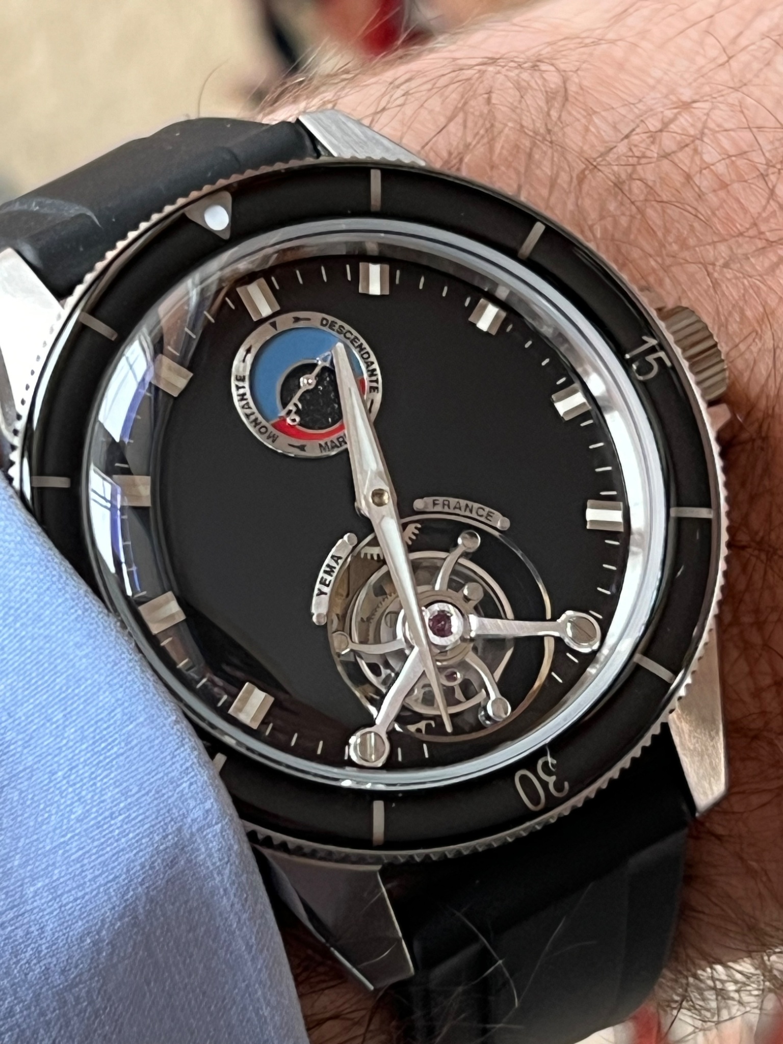 Watch by AHCI and independent haute horlogerie, Yema