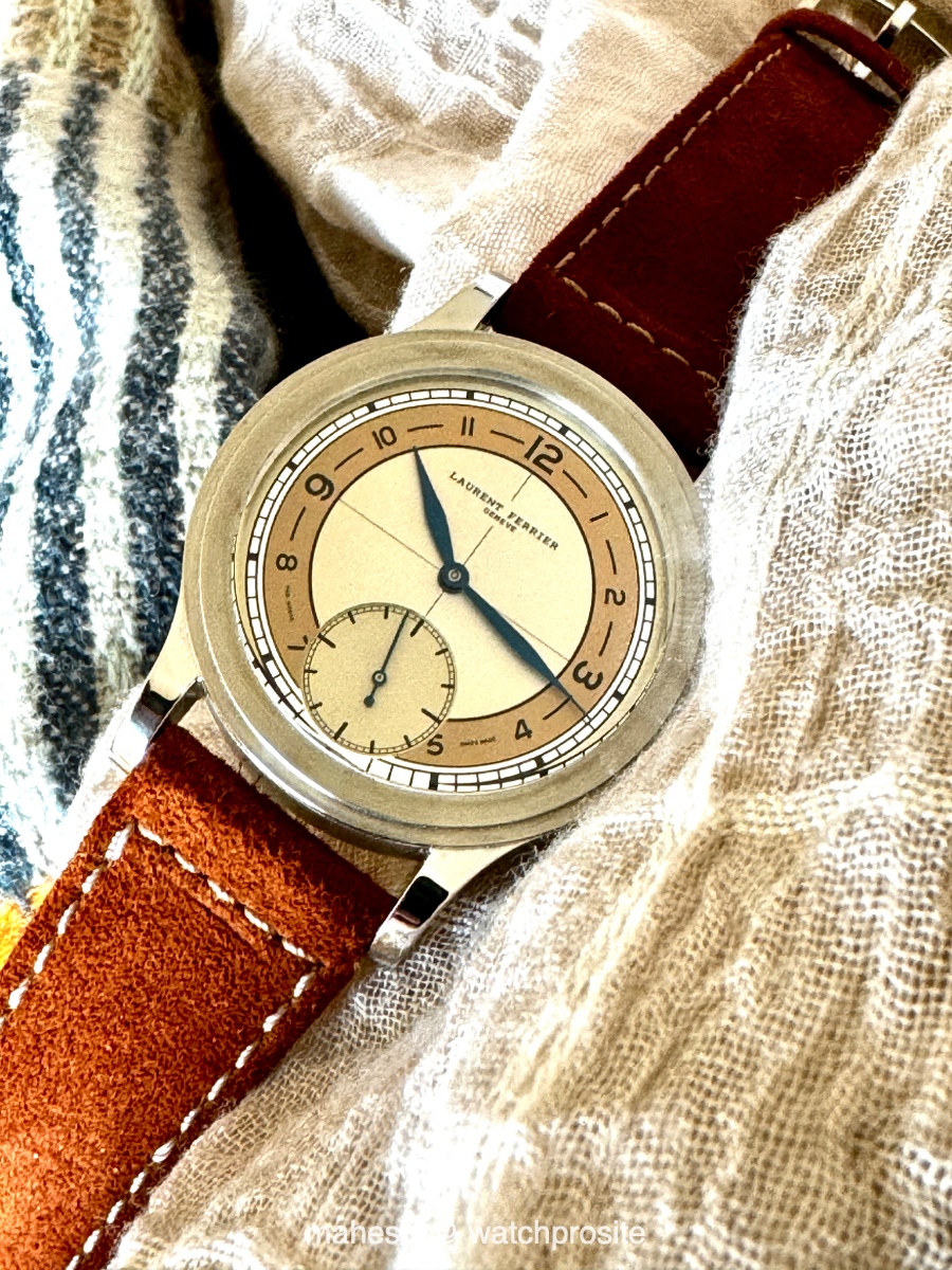 Watch by AHCI and independent haute horlogerie, Laurent Ferrier, LF