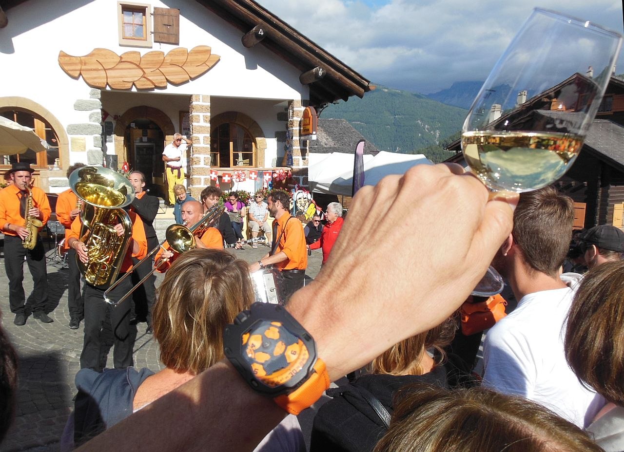 Musicians in orange too