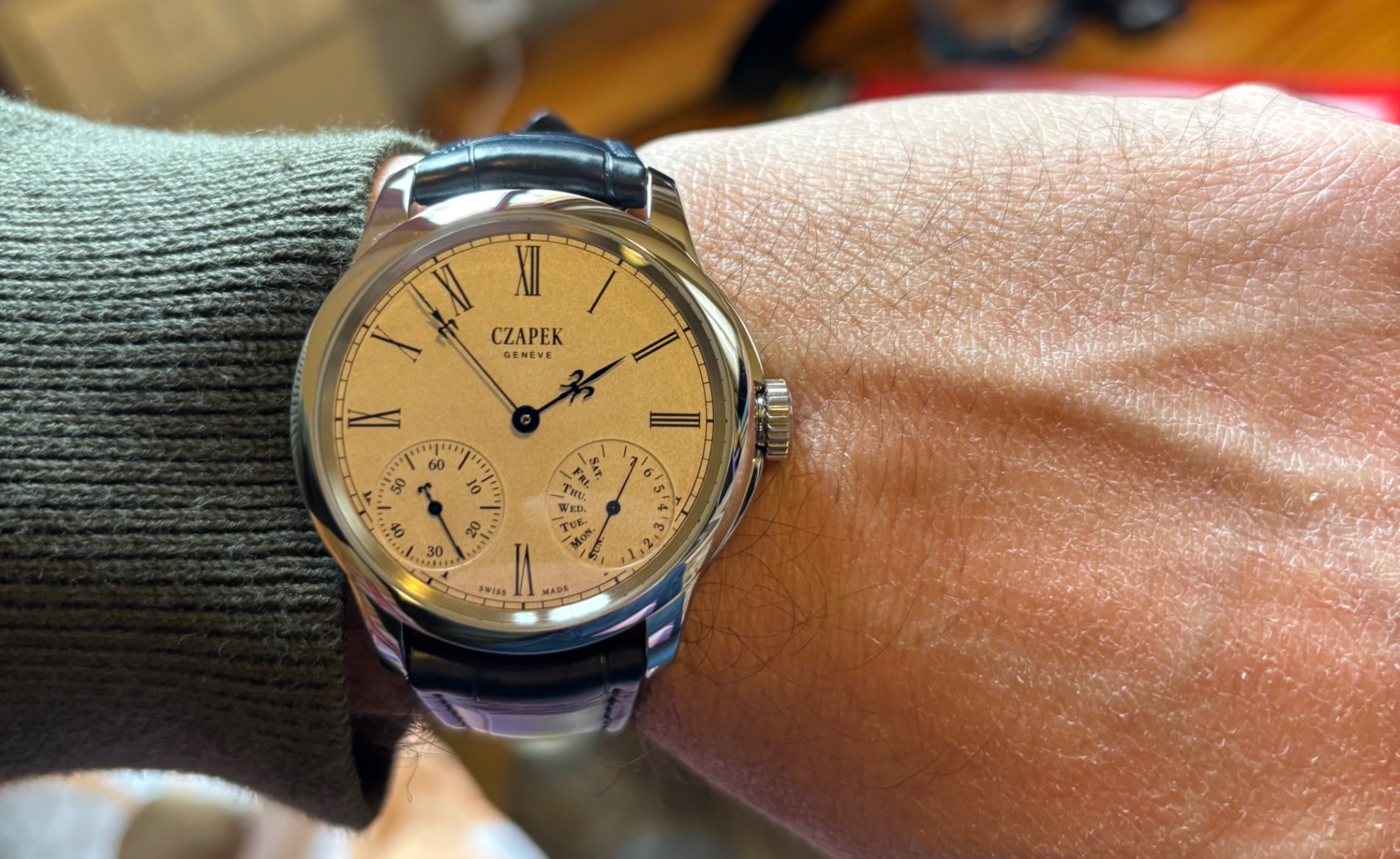Watch by AHCI and independent haute horlogerie, Quai des Bergues, Czapek