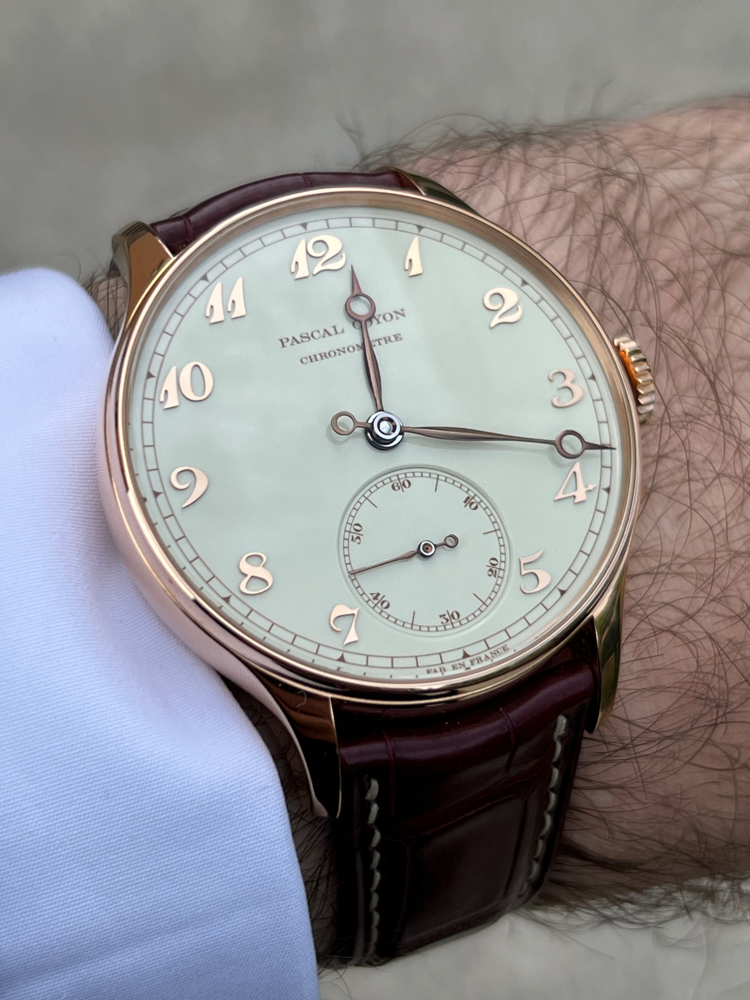 Watch by AHCI and independent haute horlogerie, Pascal Coyon