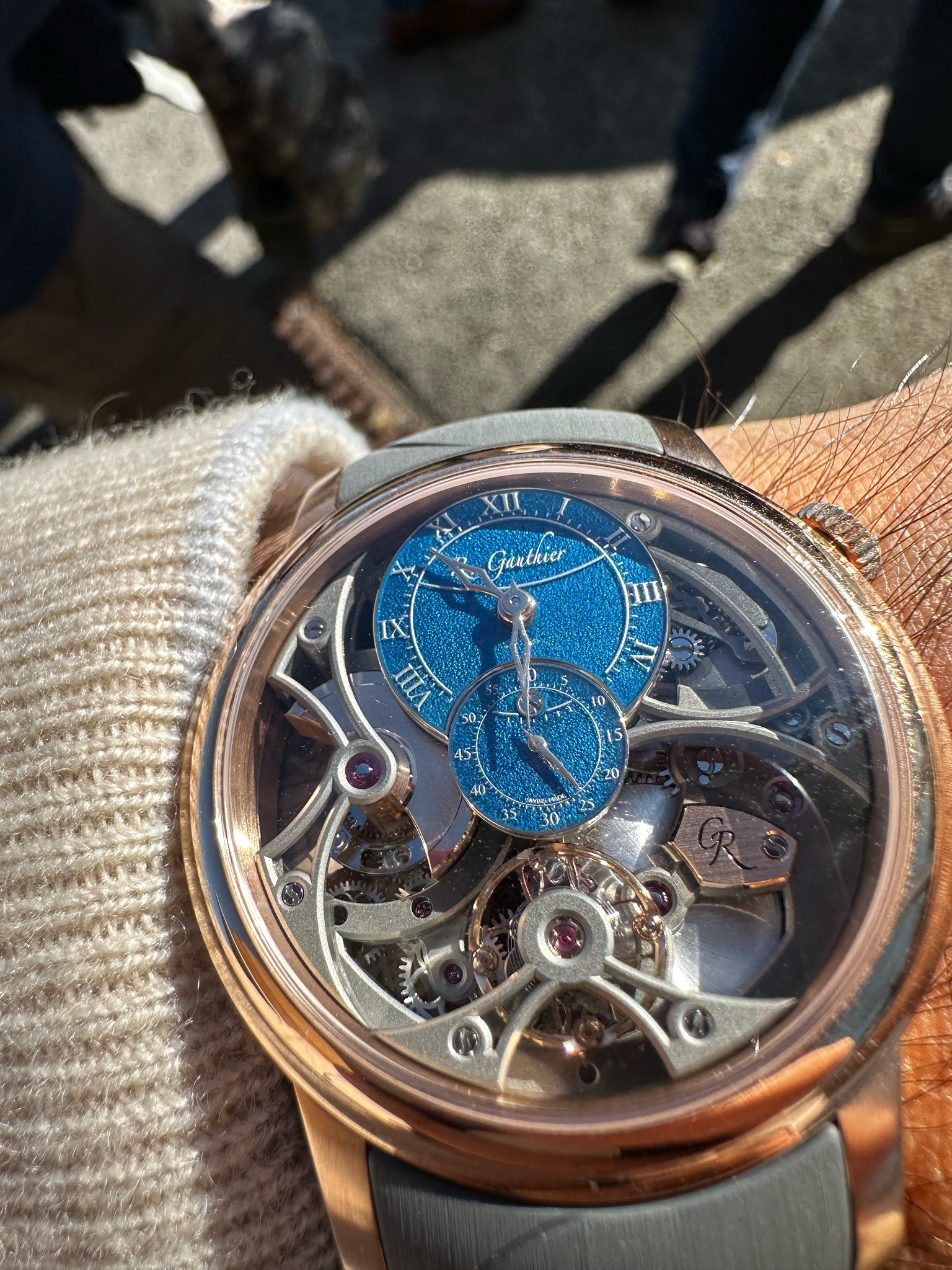 Watch by AHCI and independent haute horlogerie, Romain Gauthier