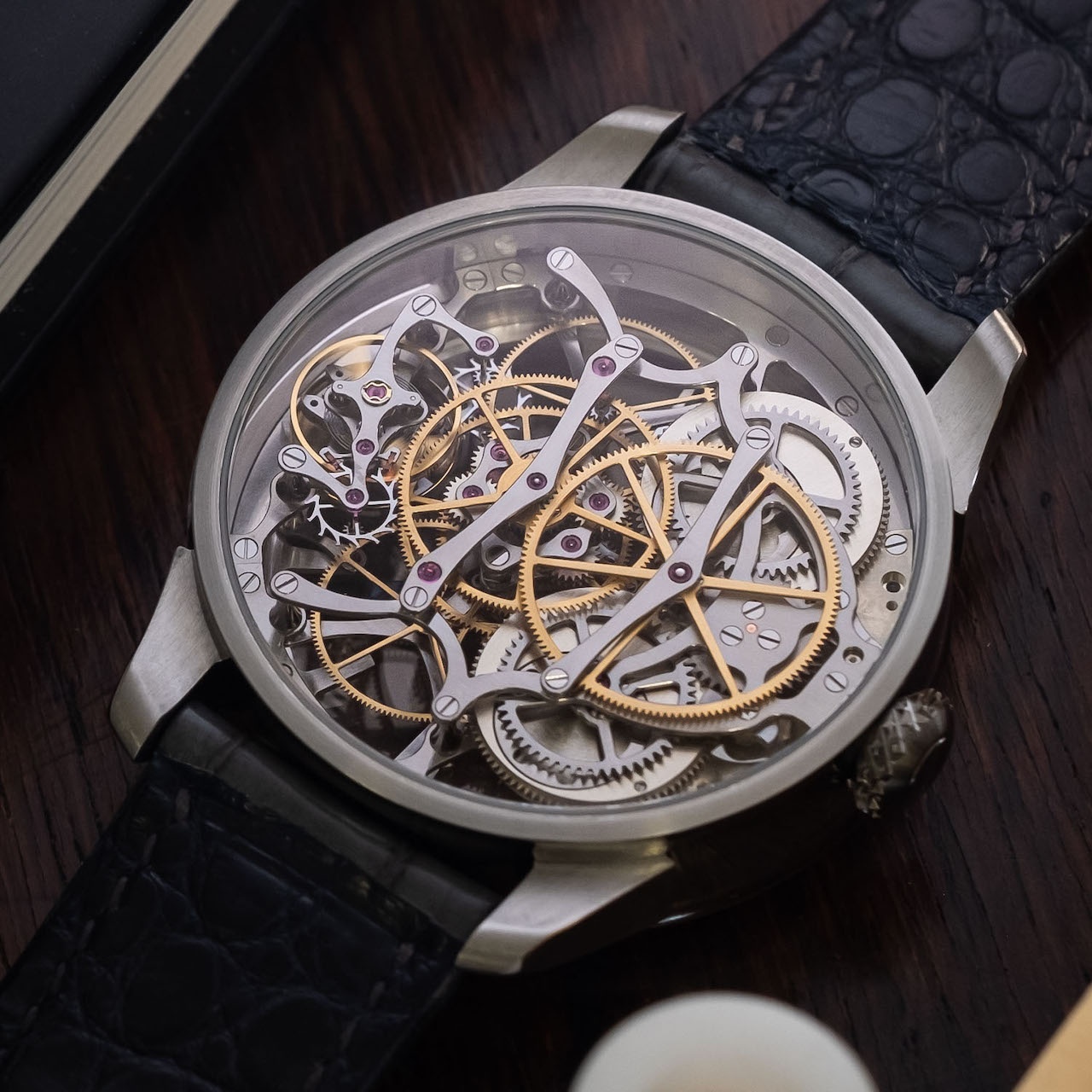 Watch by AHCI and independent haute horlogerie, Vianney Halter, La Resonance
