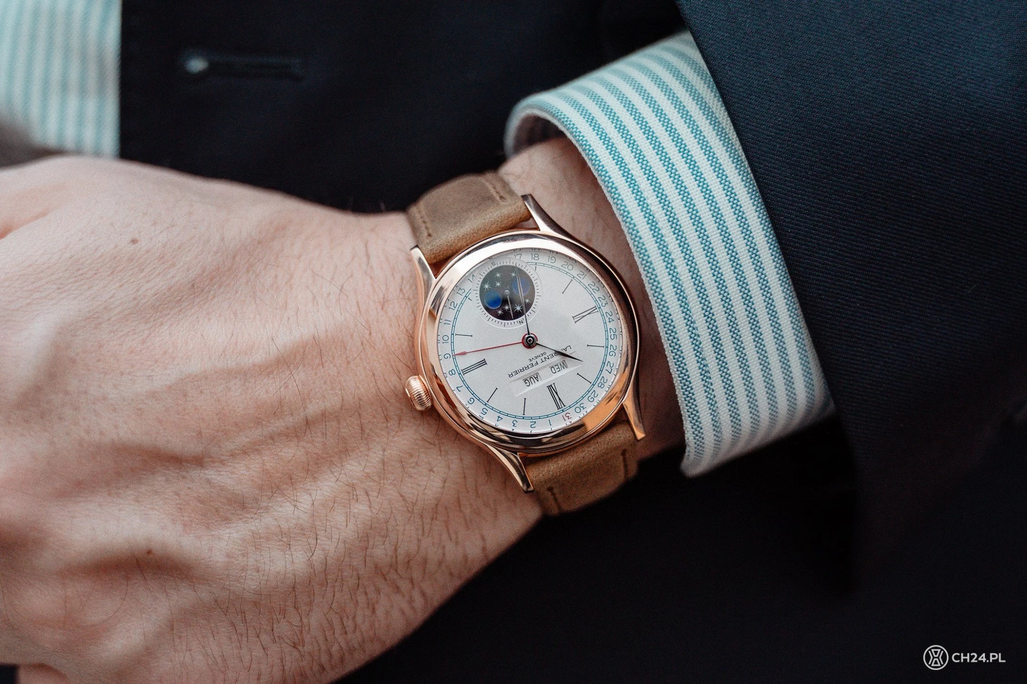 Watch by AHCI and independent haute horlogerie, Laurent Ferrier
