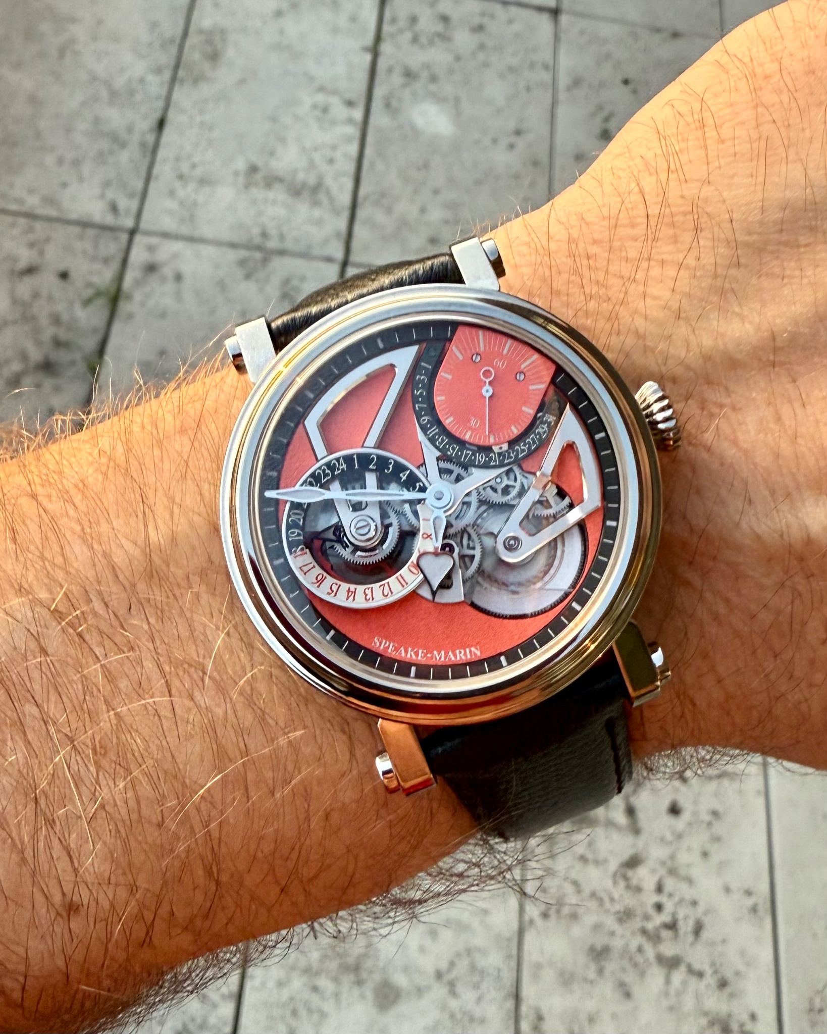Watch by AHCI and independent haute horlogerie, Speake-Marin, Speake-Marin Openworked, Openworked Dual Time