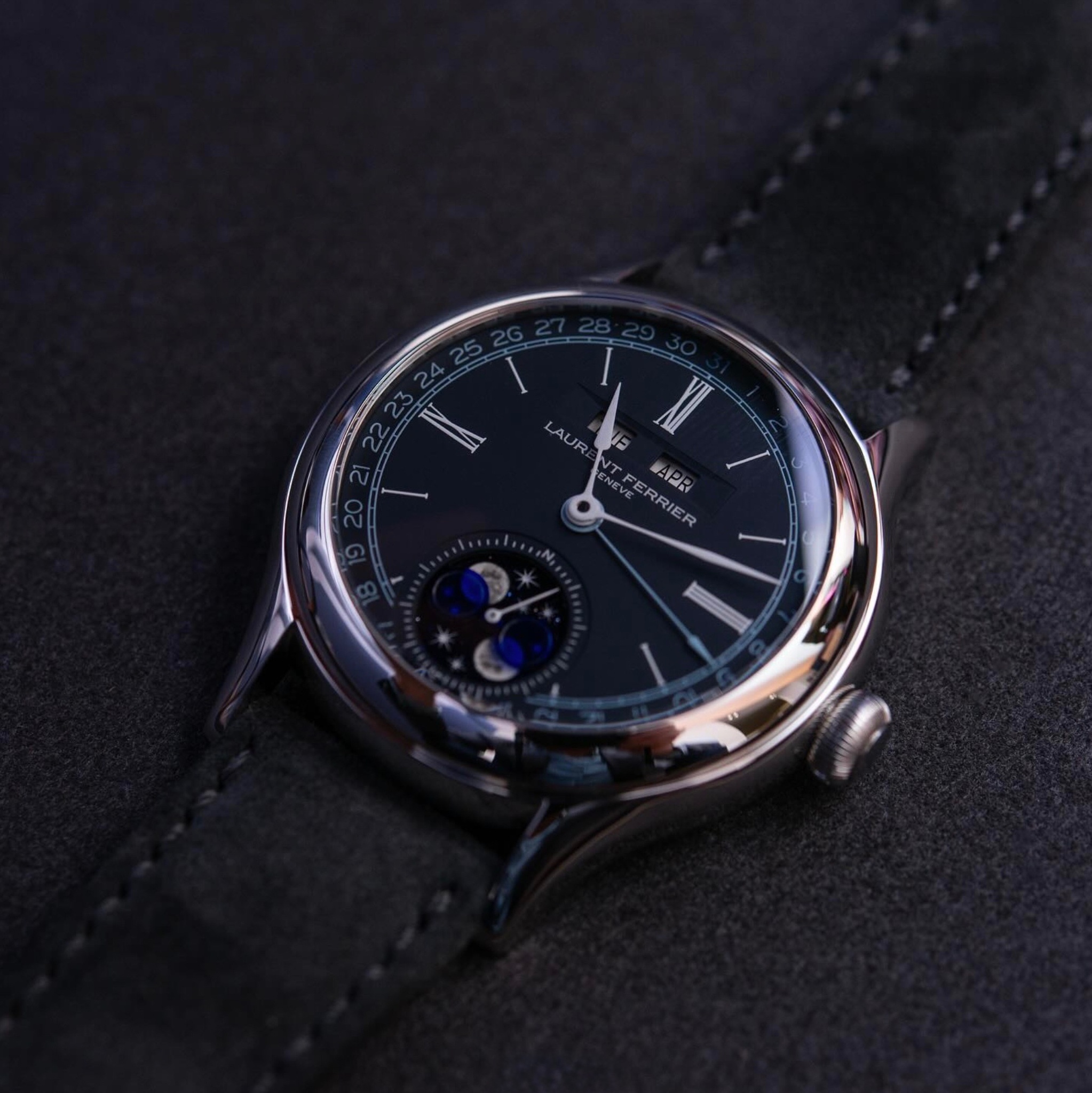 Watch by AHCI and independent haute horlogerie, Laurent Ferrier