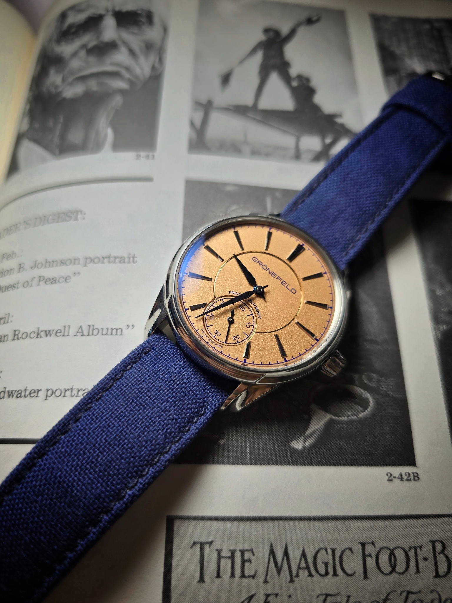 Watch by AHCI and independent haute horlogerie, Grönefeld, Principia