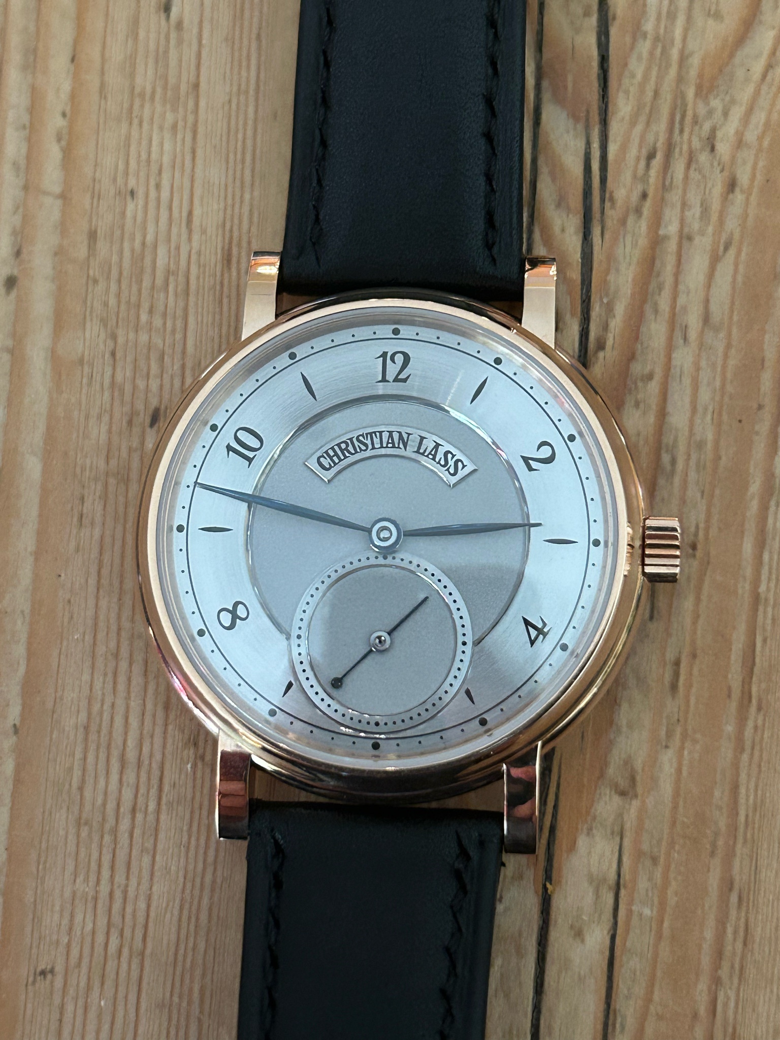 Watch by AHCI and independent haute horlogerie, Christian Lass