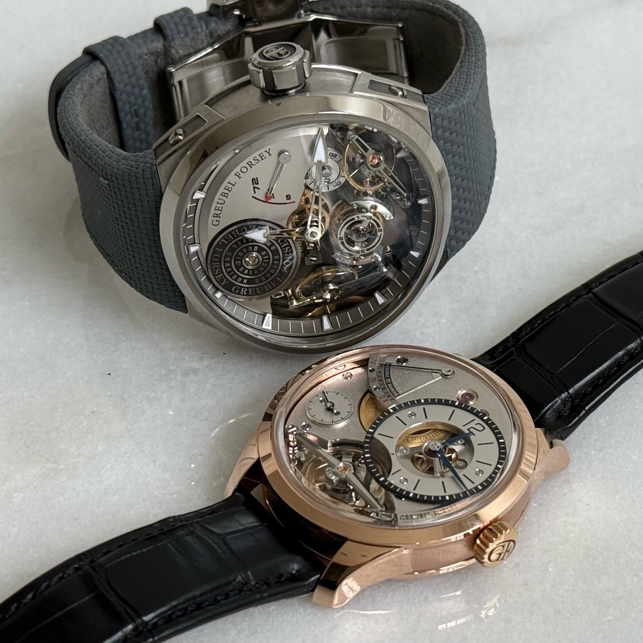 Watch by AHCI and independent haute horlogerie, Double Balancier, Convexe, Greubel Forsey, Balancier Convexe