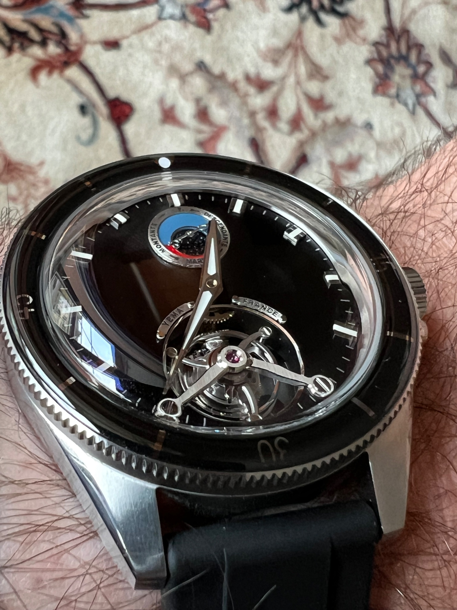 Watch by AHCI and independent haute horlogerie, Yema
