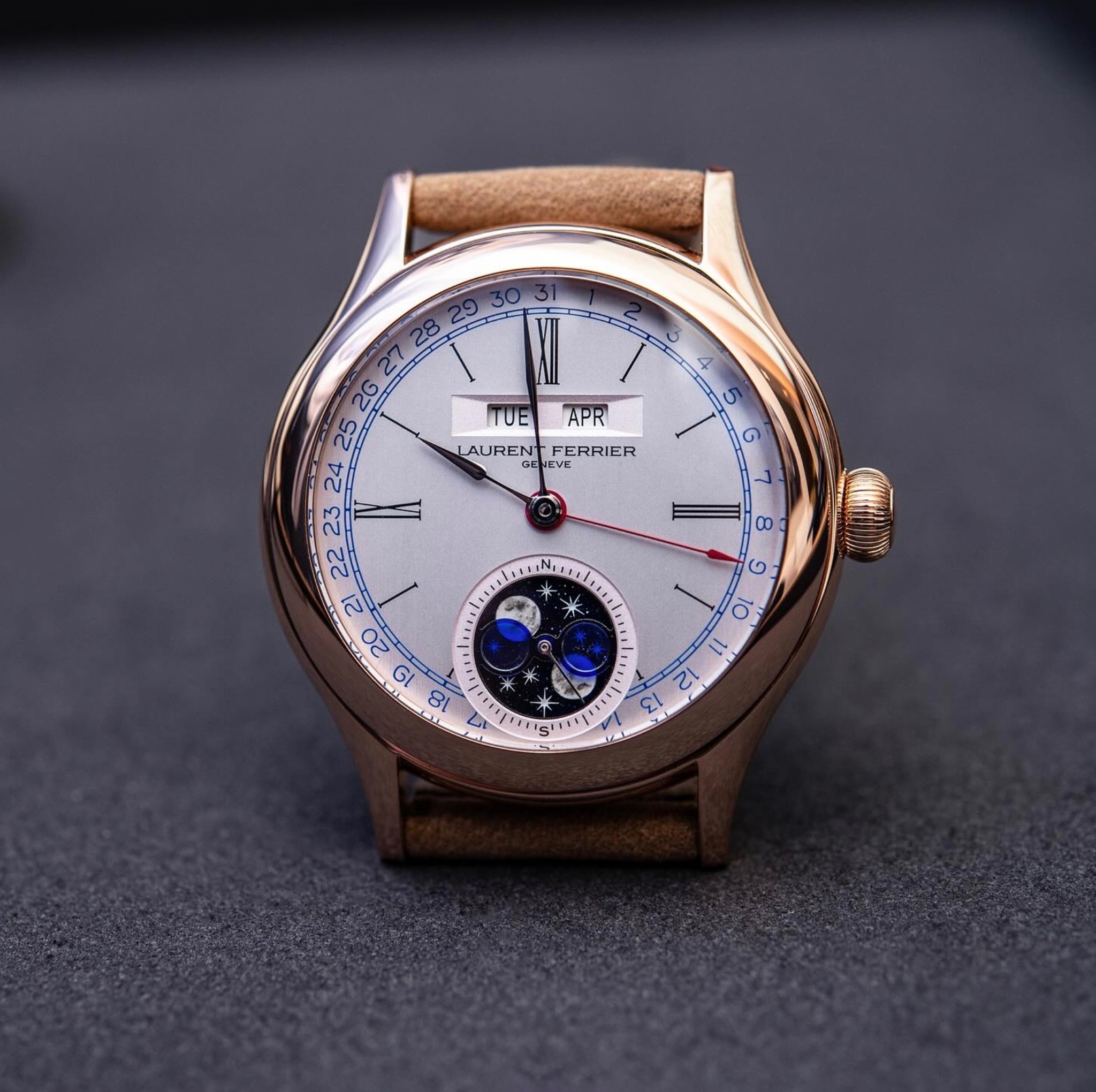 Watch by AHCI and independent haute horlogerie, Laurent Ferrier