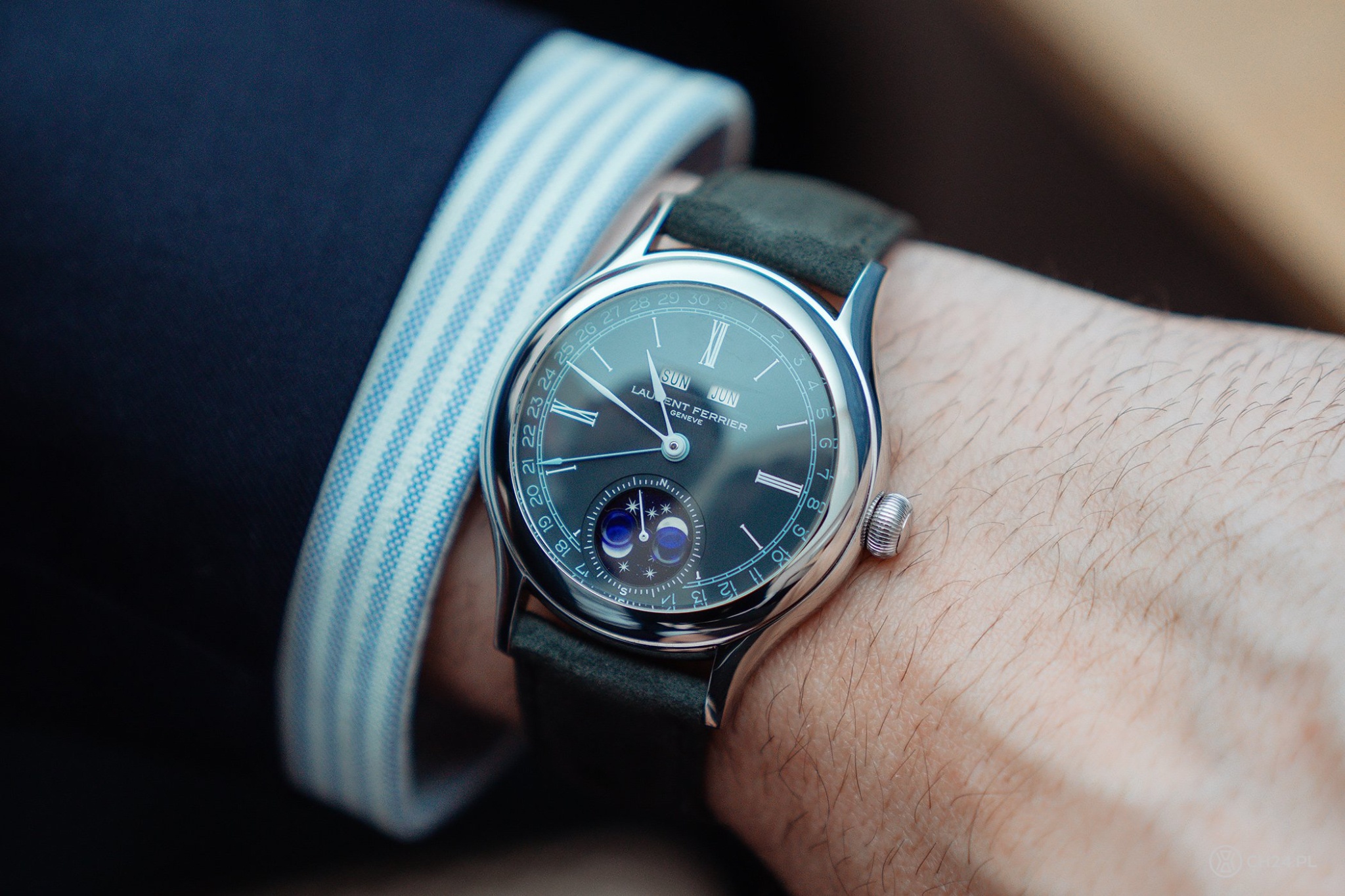 Watch by AHCI and independent haute horlogerie, Laurent Ferrier