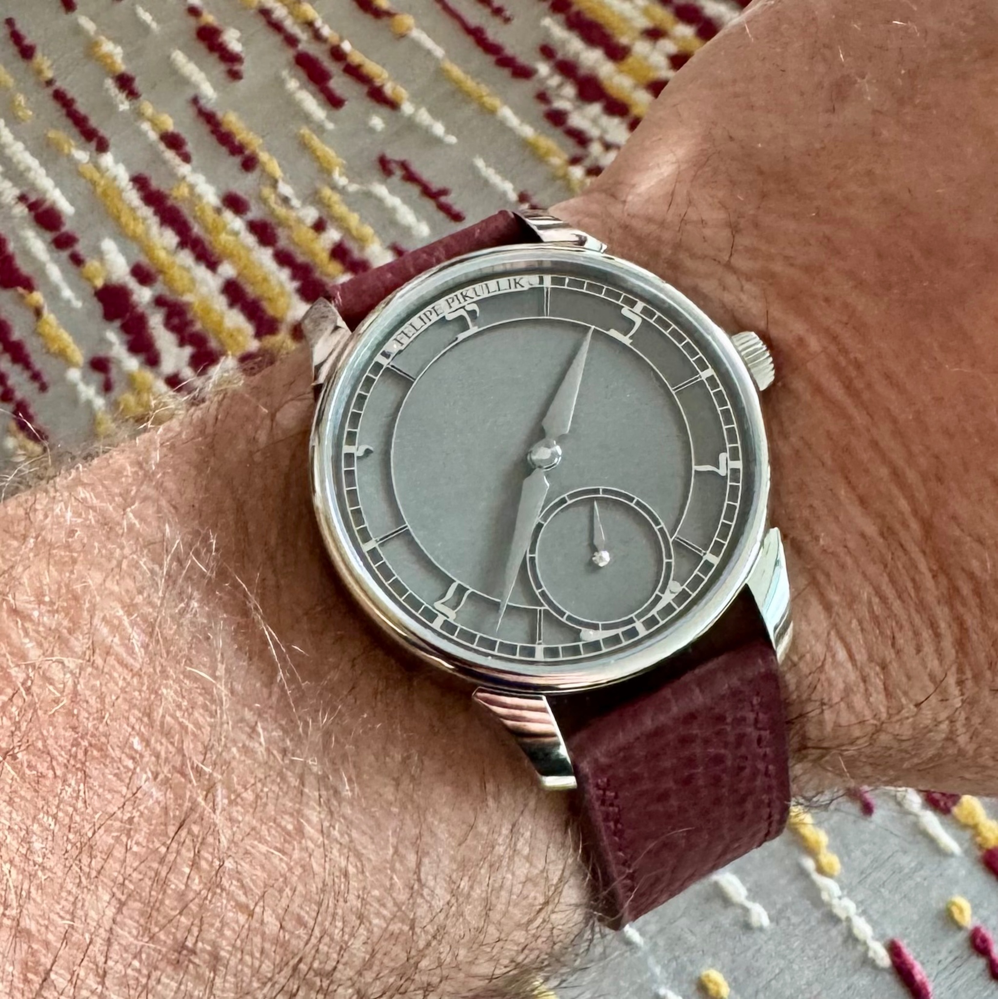 Watch by AHCI and independent haute horlogerie, Felipe Pikullik