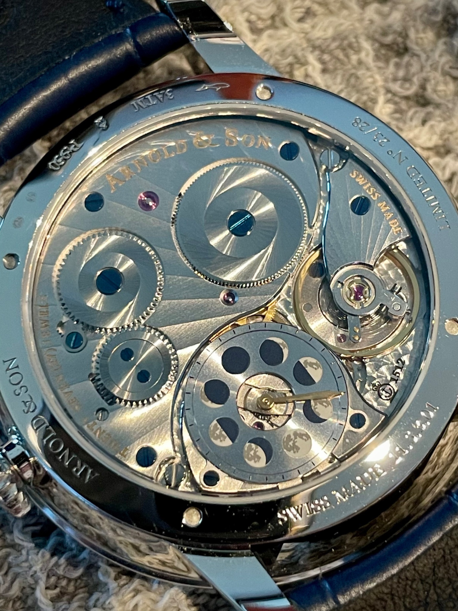 Watch by AHCI and independent haute horlogerie, Arnold & Son, Arnold & Son Perpetual Moon